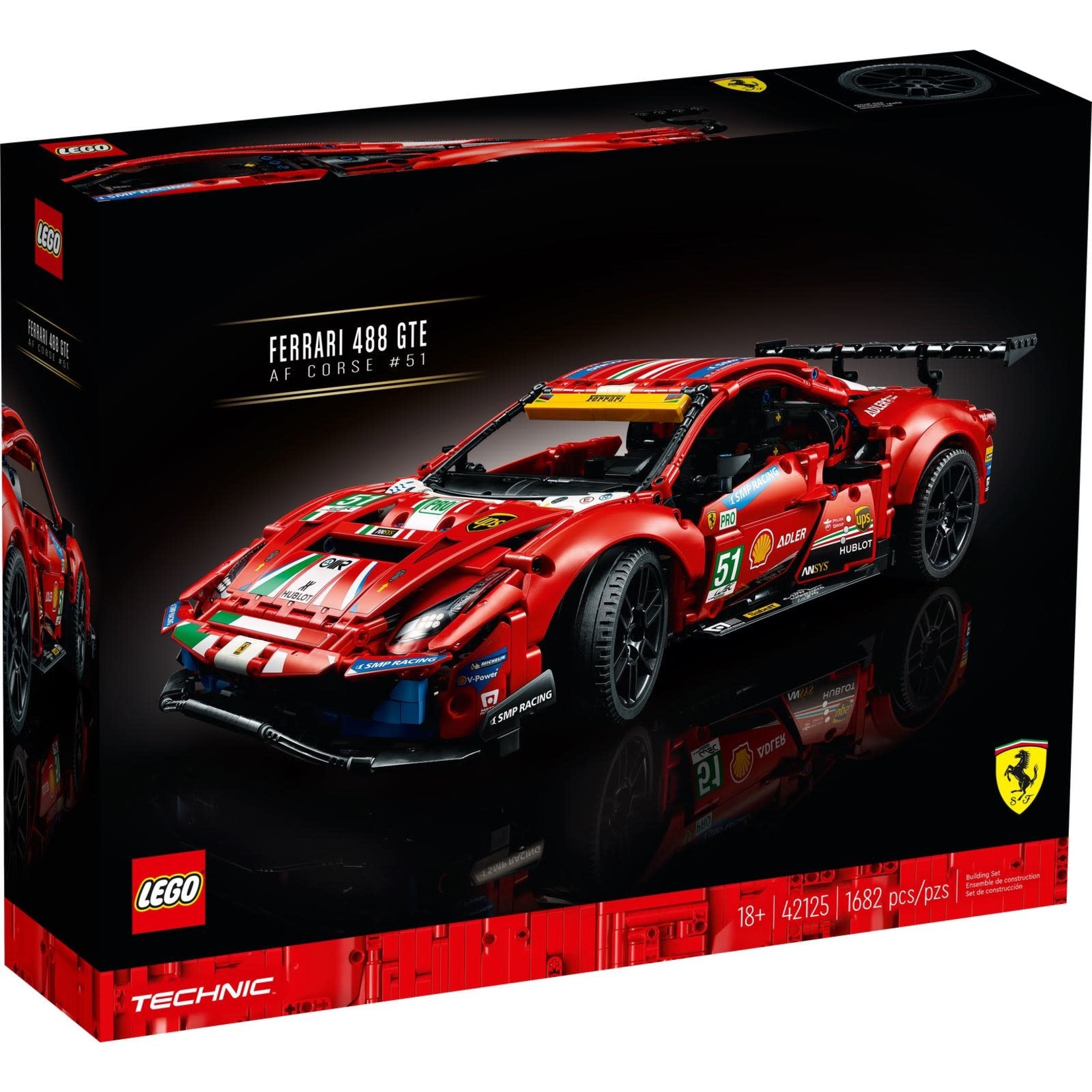 LEGO LEGO Technic Ferrari 488 GTE “AF Corse #51” 42125