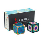 Shashibo Shape Shifting Box Puzzle - Earth + Moon 2 Pack