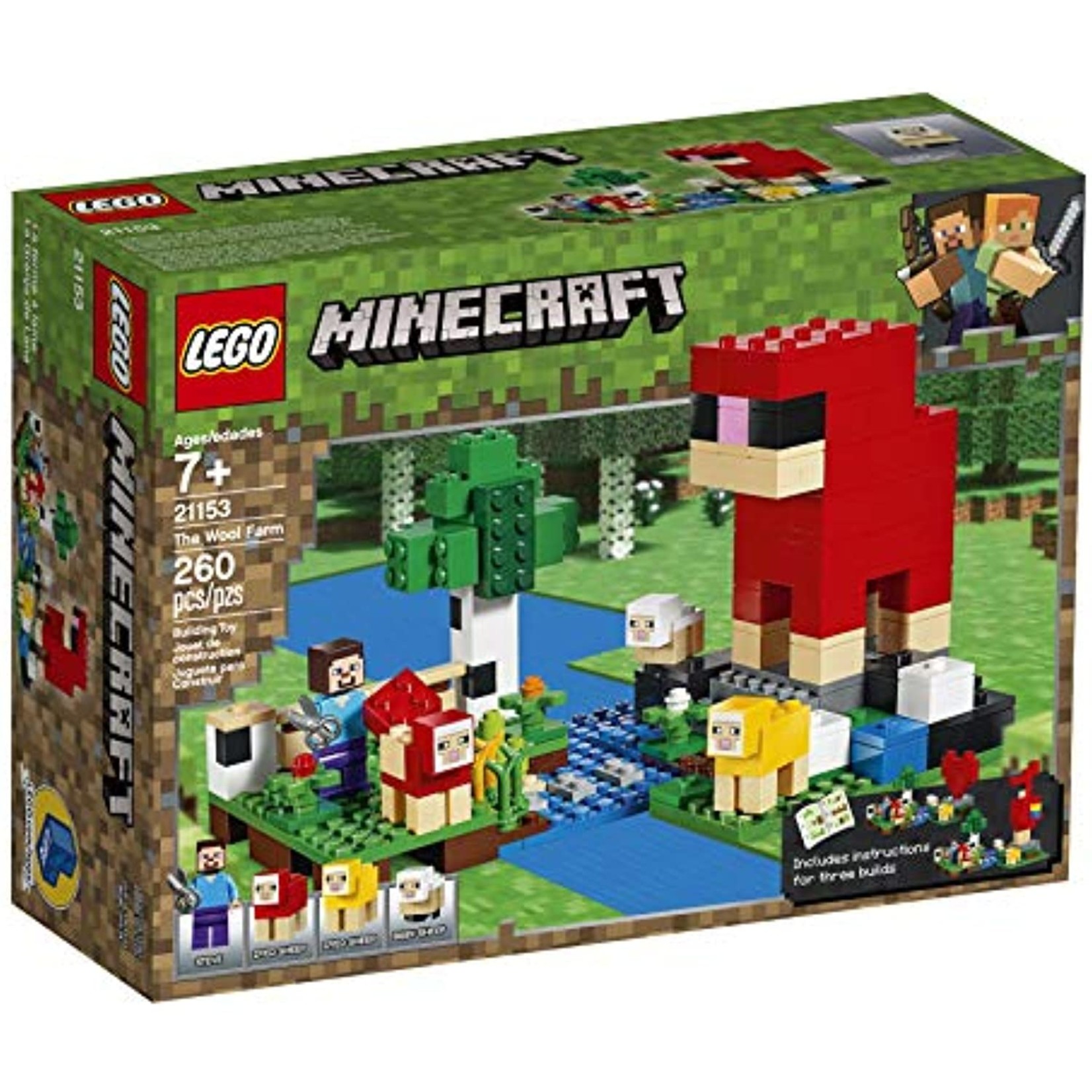 LEGO LEGO Minecraft The Wool Farm 21153