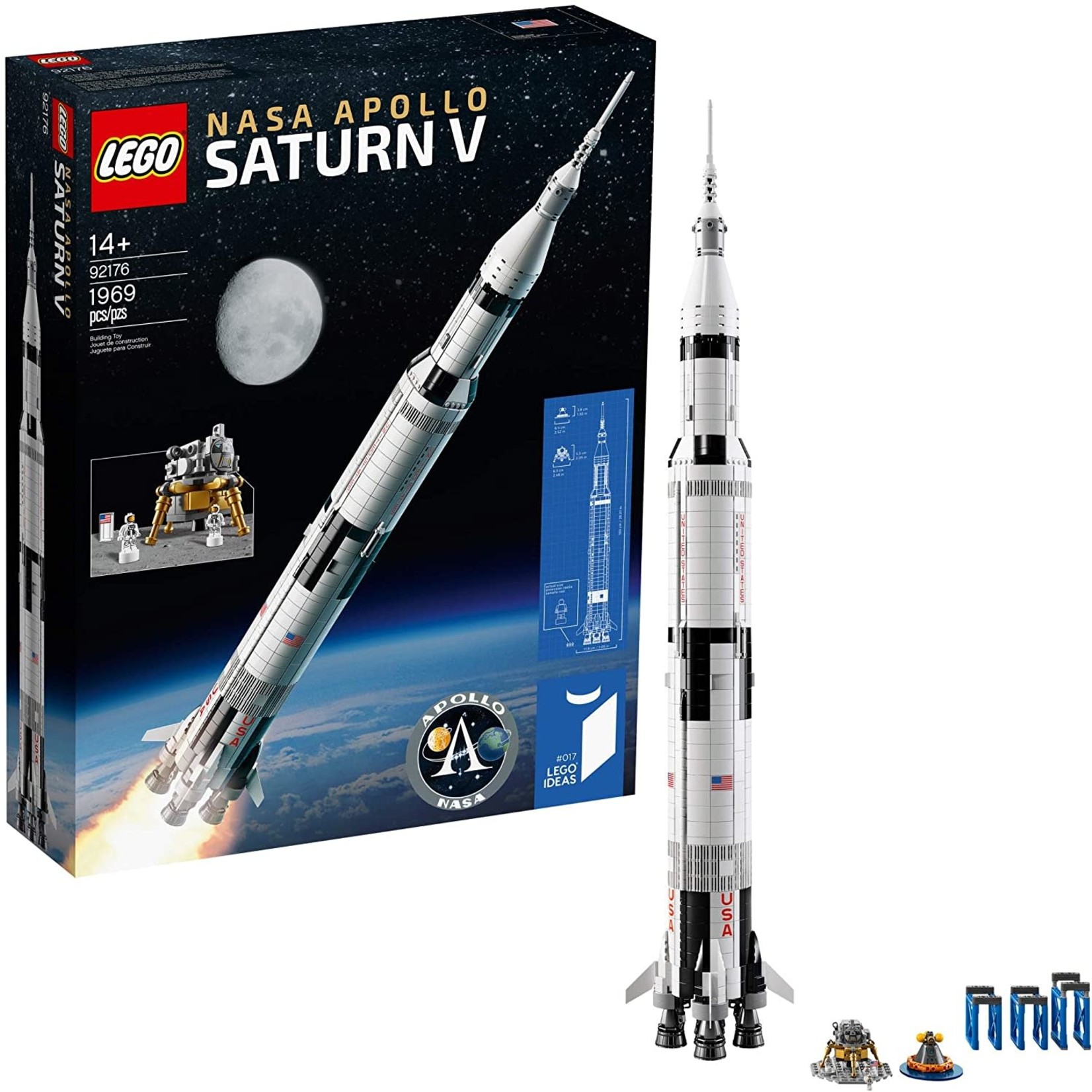 LEGO LEGO Ideas NASA Apollo Saturn V 92176