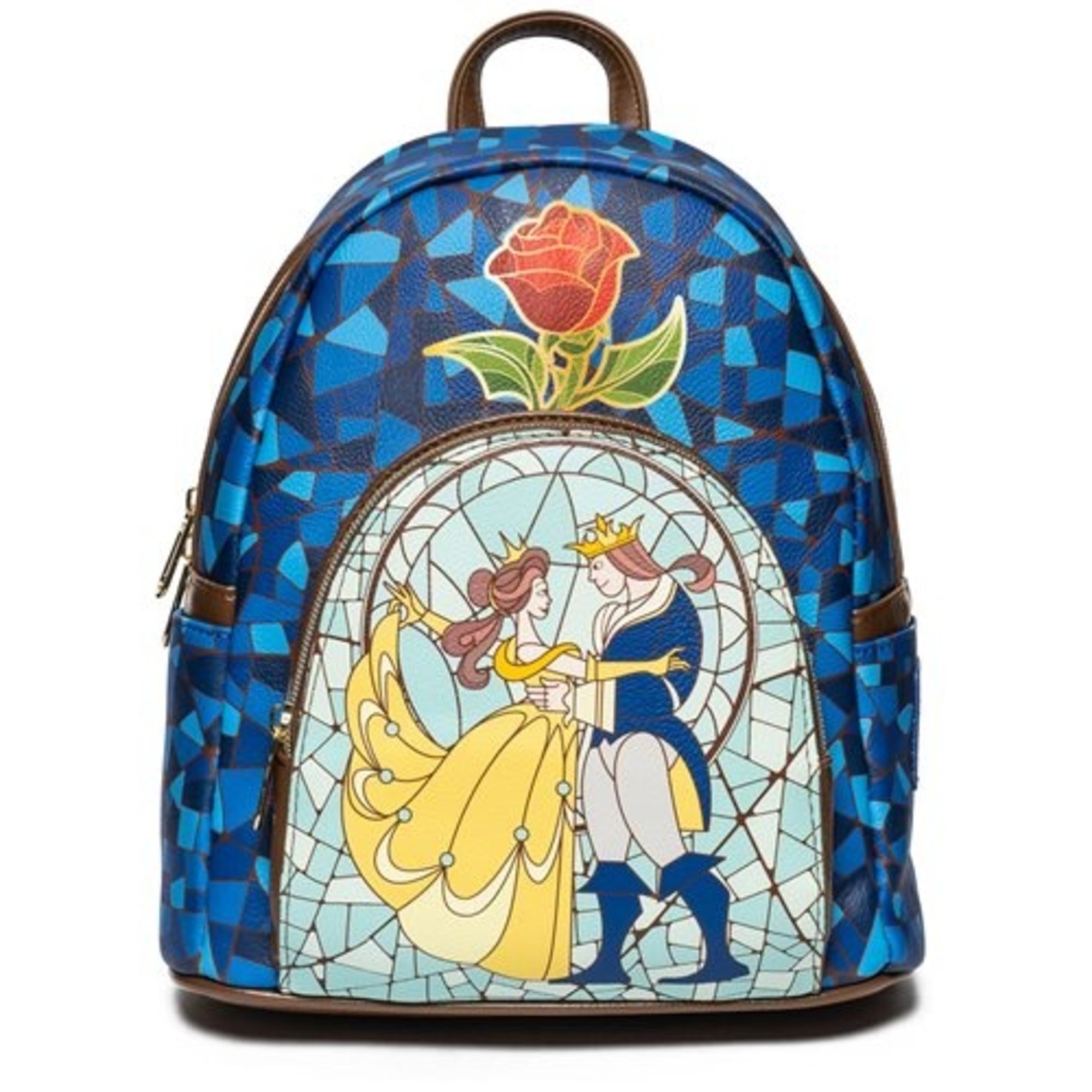 Loungefly Disney Beauty and the Beast Stained-Glass Window Mini-Backpack - EE Exclusive