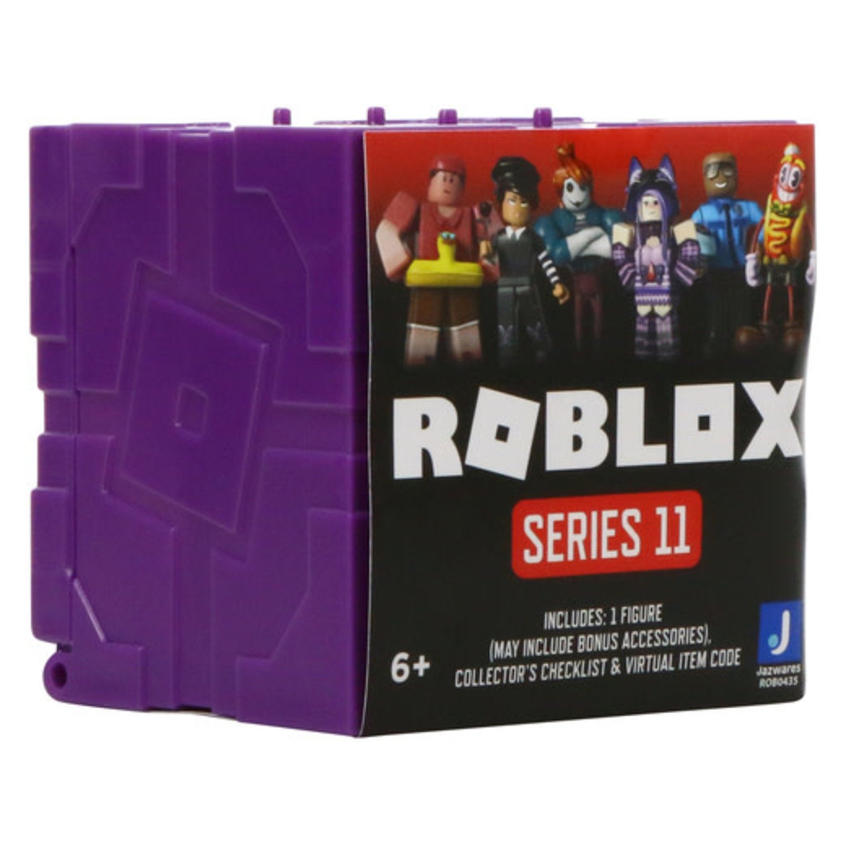 Roblox Series 11 Figure & Virtual Item Code Purple Blind Bag Box