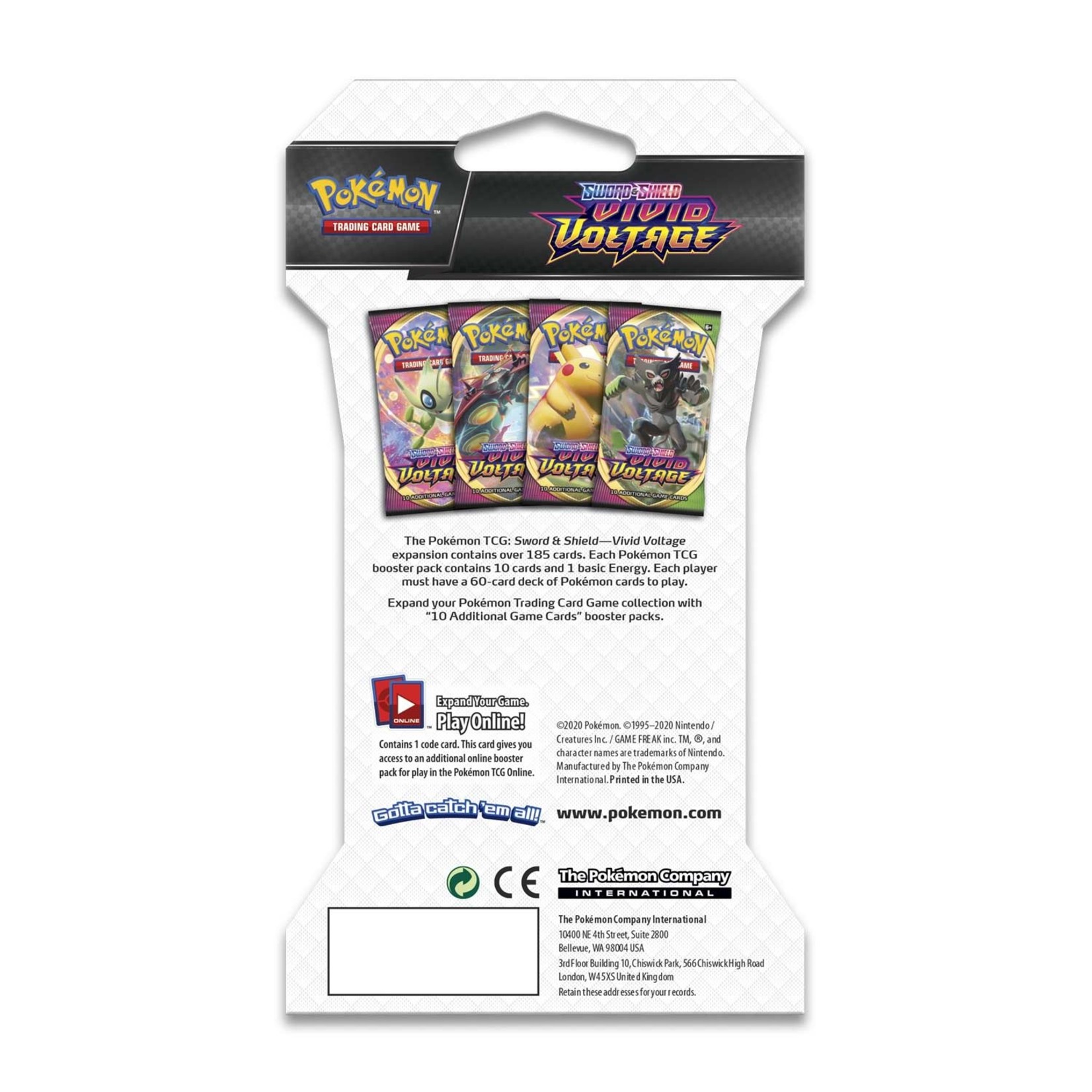 Pokémon Pokémon TCG: Vivid Voltage Sleeved Booster Pack (10 Cards)