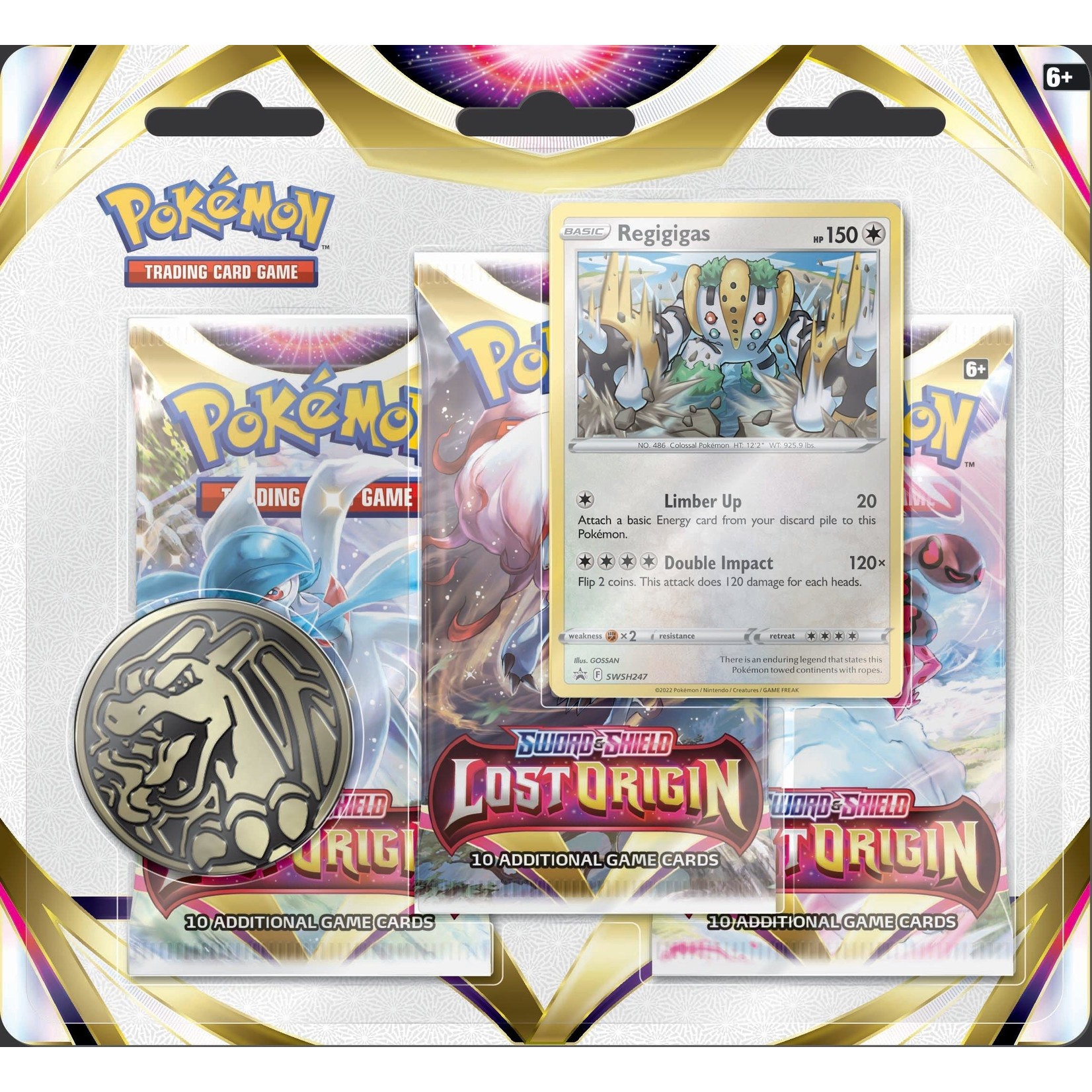 Pokemon Pokémon TCG: Lost Origin Elite 3 Pack Blister