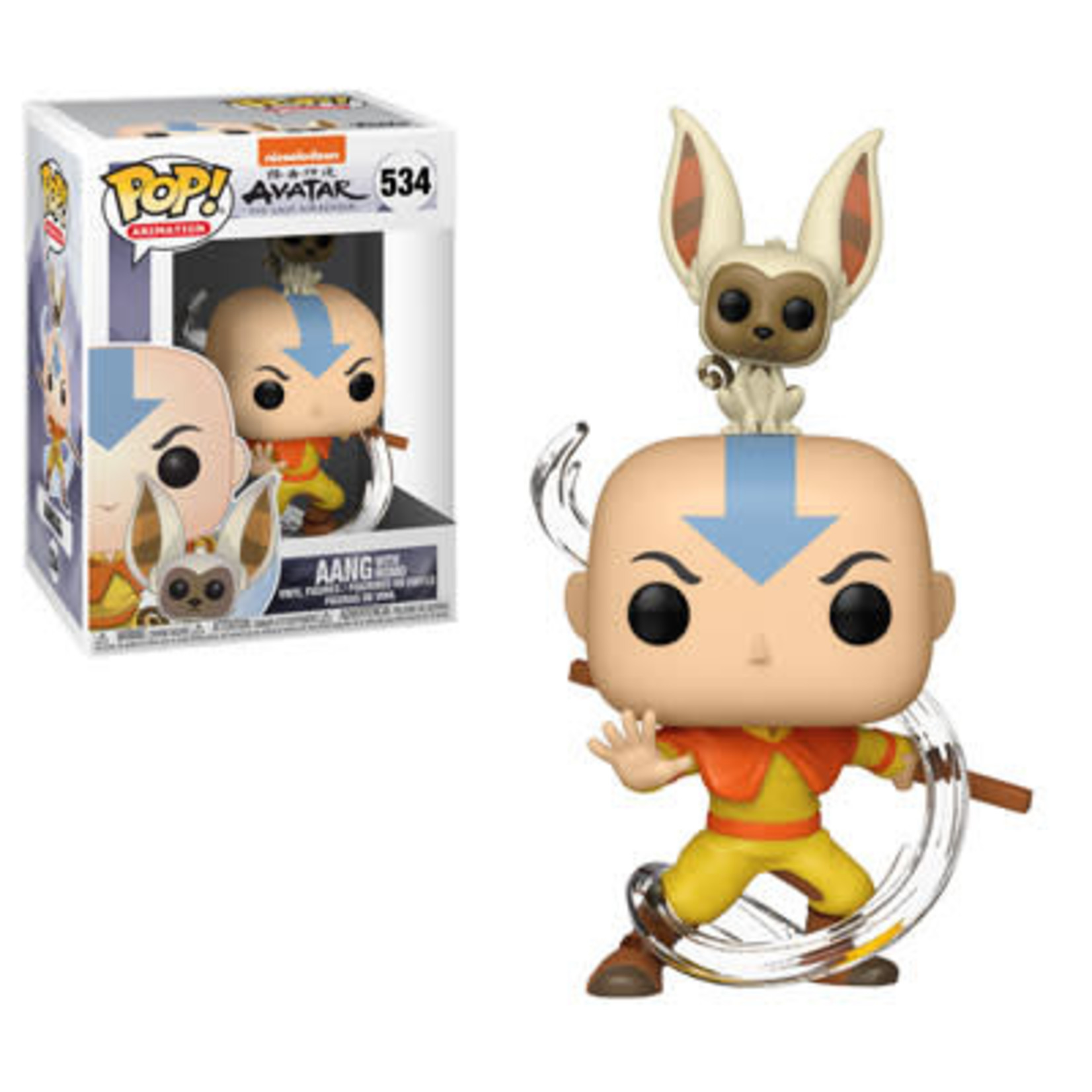 Funko Funko POP! Animation Avatar - The Last Airbender - Aang With Momo