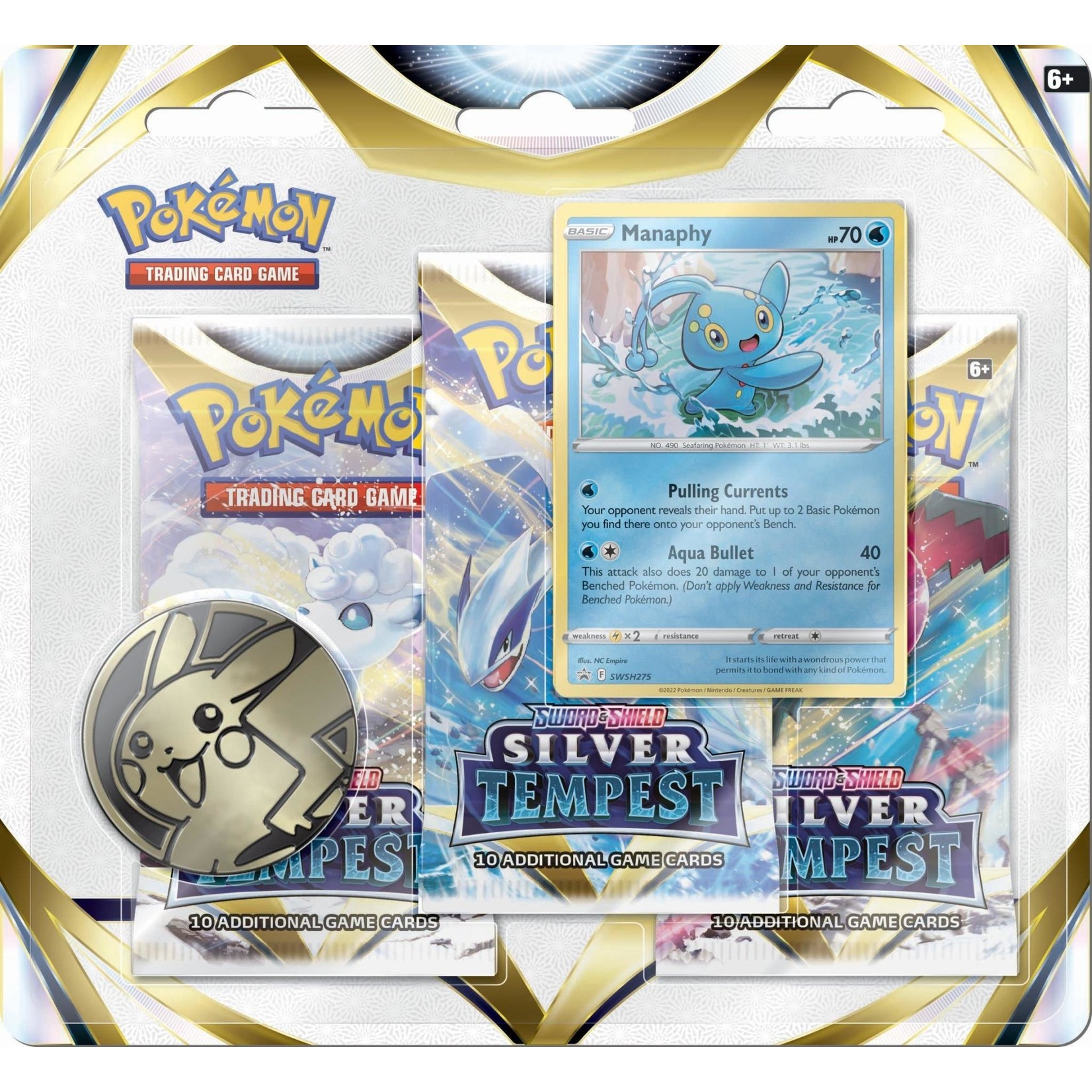 Pokemon Pokémon TCG: Silver Tempest - 3 Pack Blister Booster