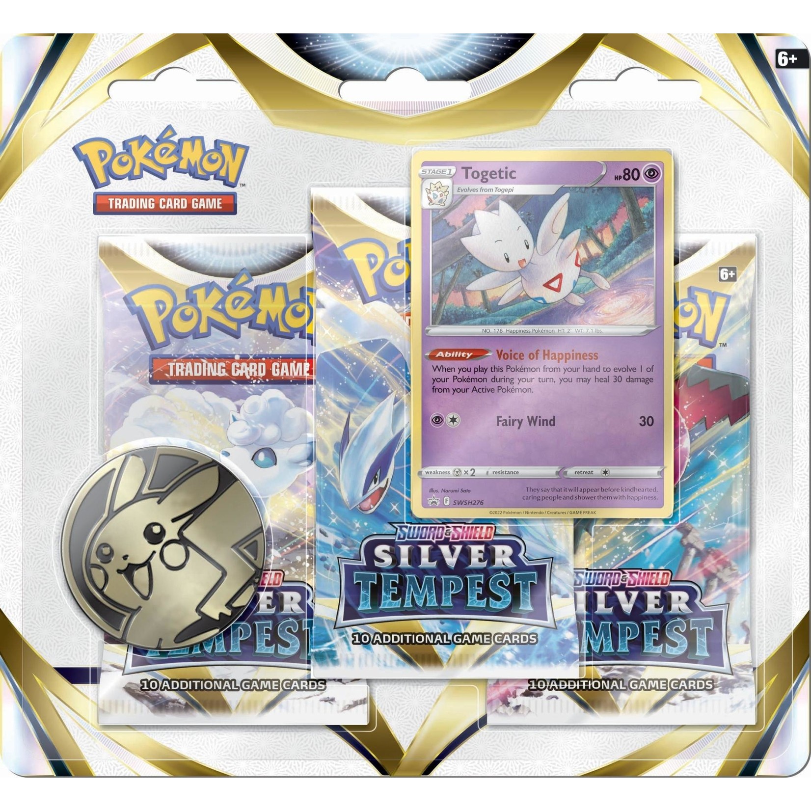 Pokémon Pokémon TCG: Silver Tempest - 3 Pack Blister Booster