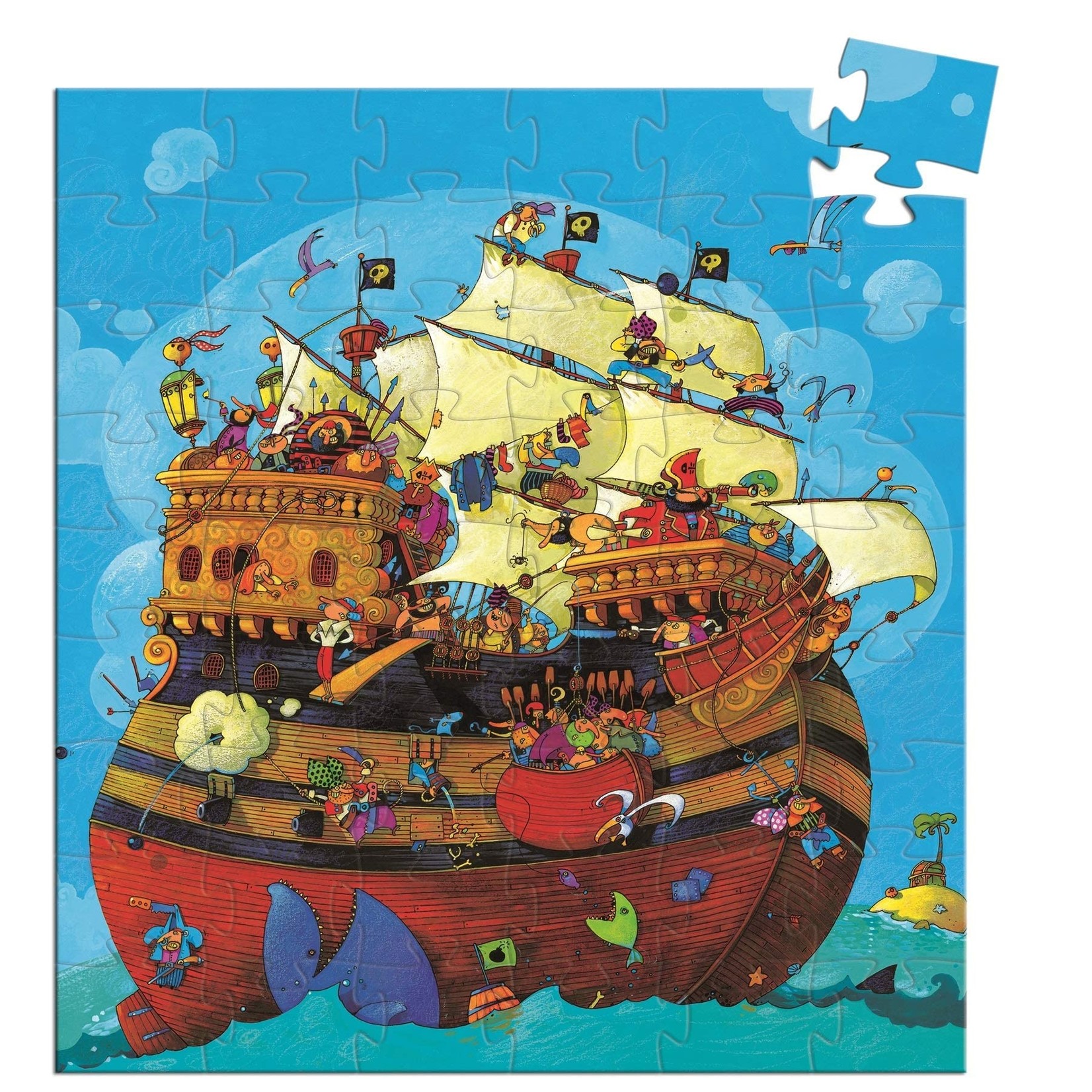 DJECO DJECO Barbarossa's Boat 54 pc Puzzle