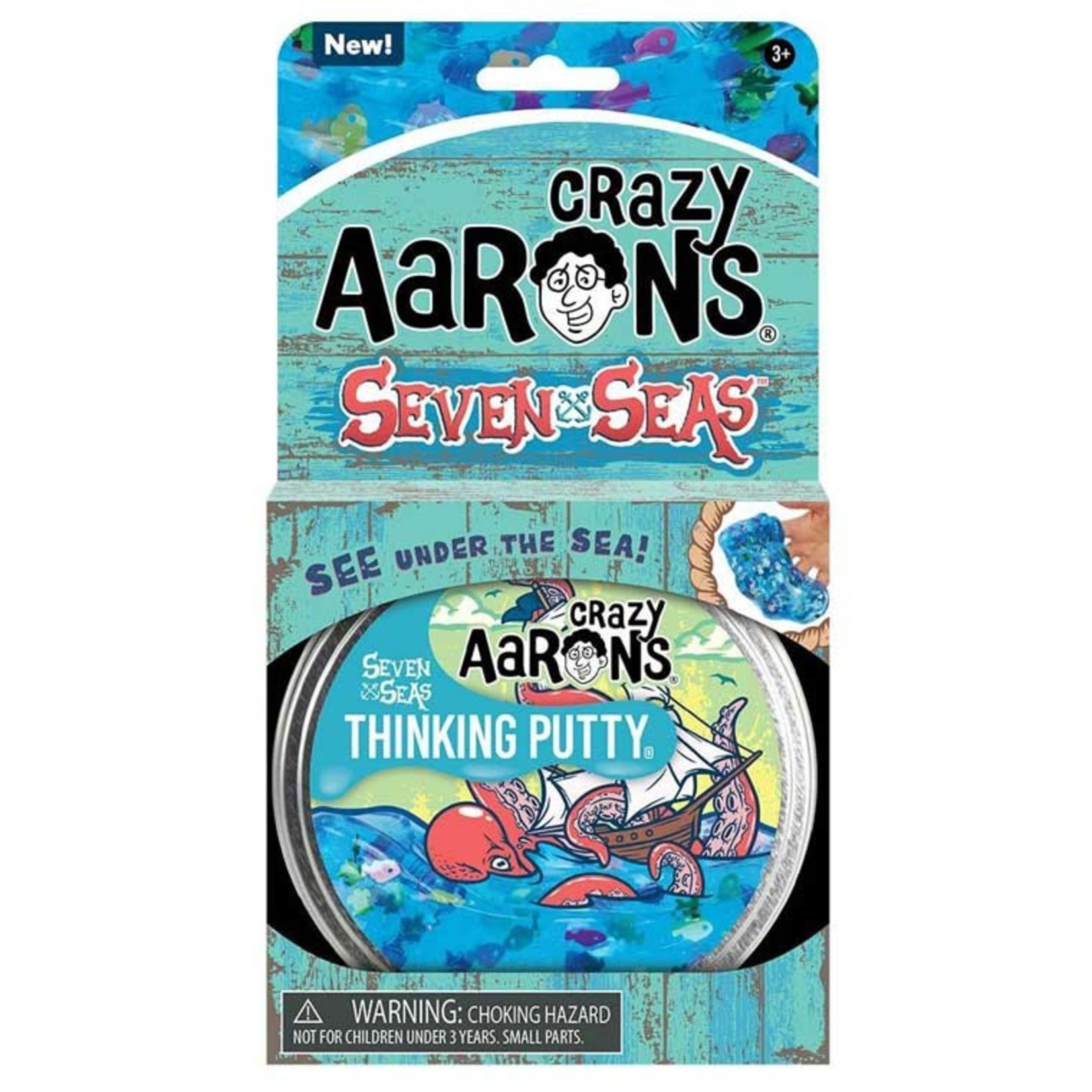 Crazy Aaron's Crazy Aaron's Seven Seas - Full Size 4” Thinking Putty Tin