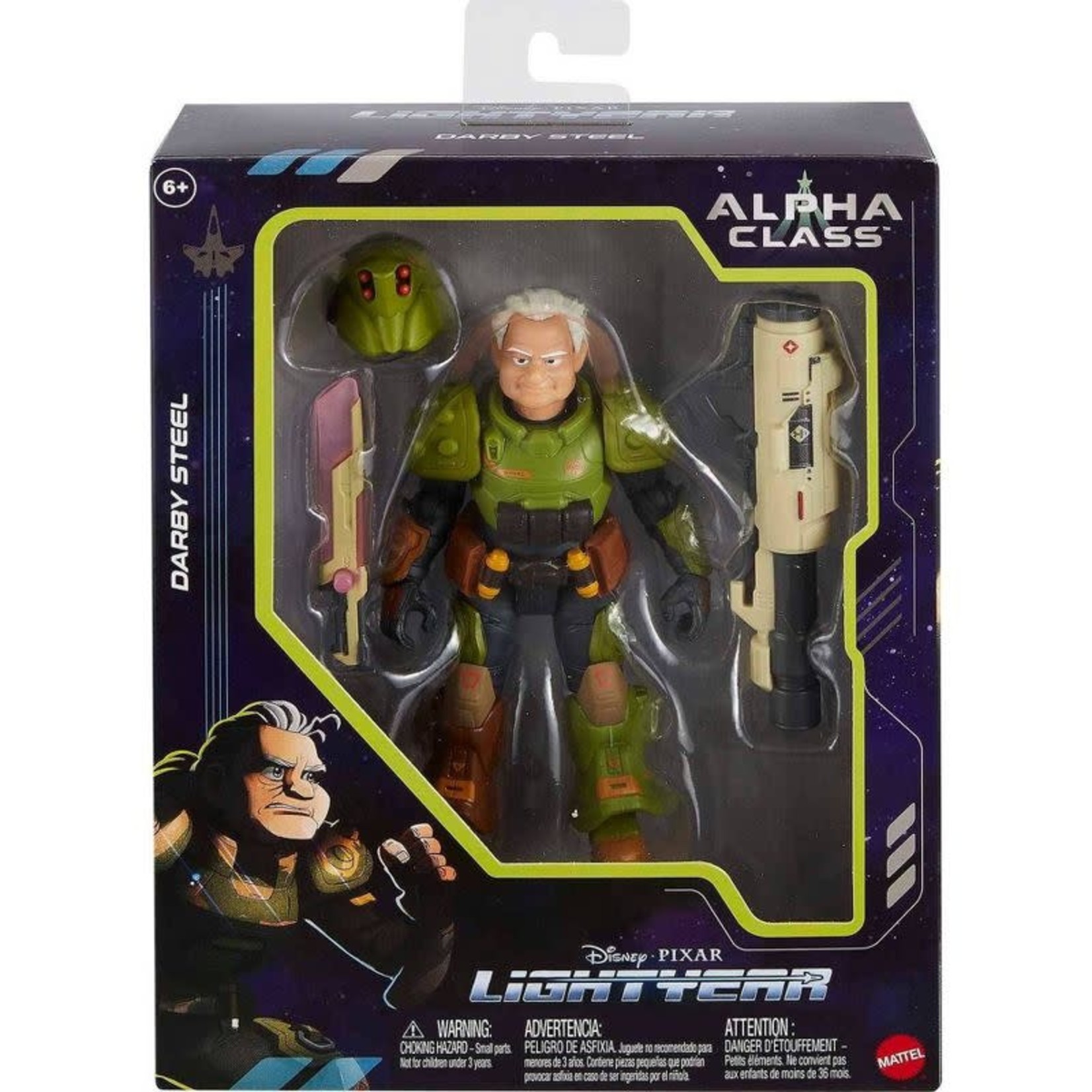 Disney Pixar Lightyear Alpha Class Zap Patrol Darby Steel Collector Figure