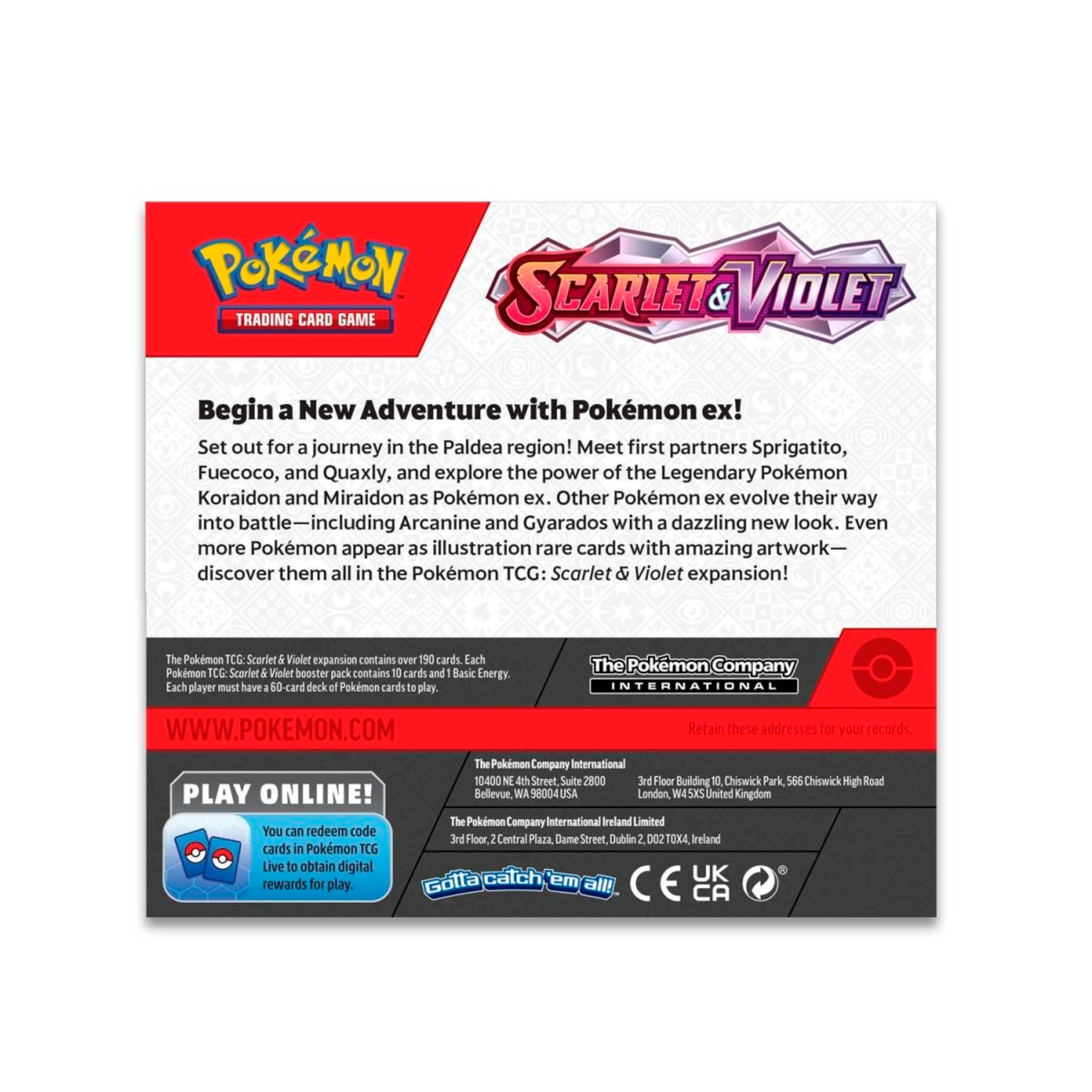 Pokémon Pokémon TCG: Scarlet & Violet Booster Box Display