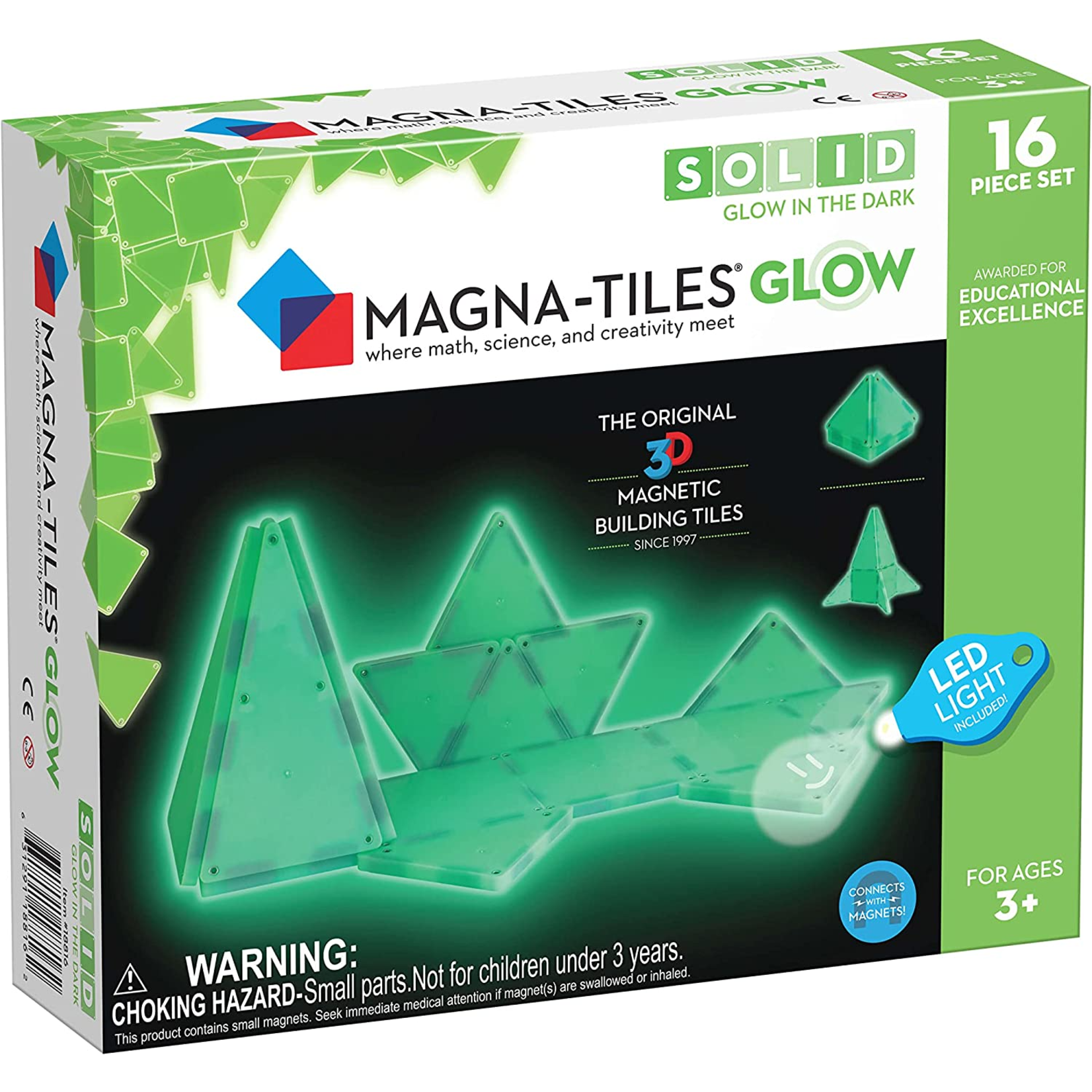 Magna-Tiles Glow 16-Piece Set