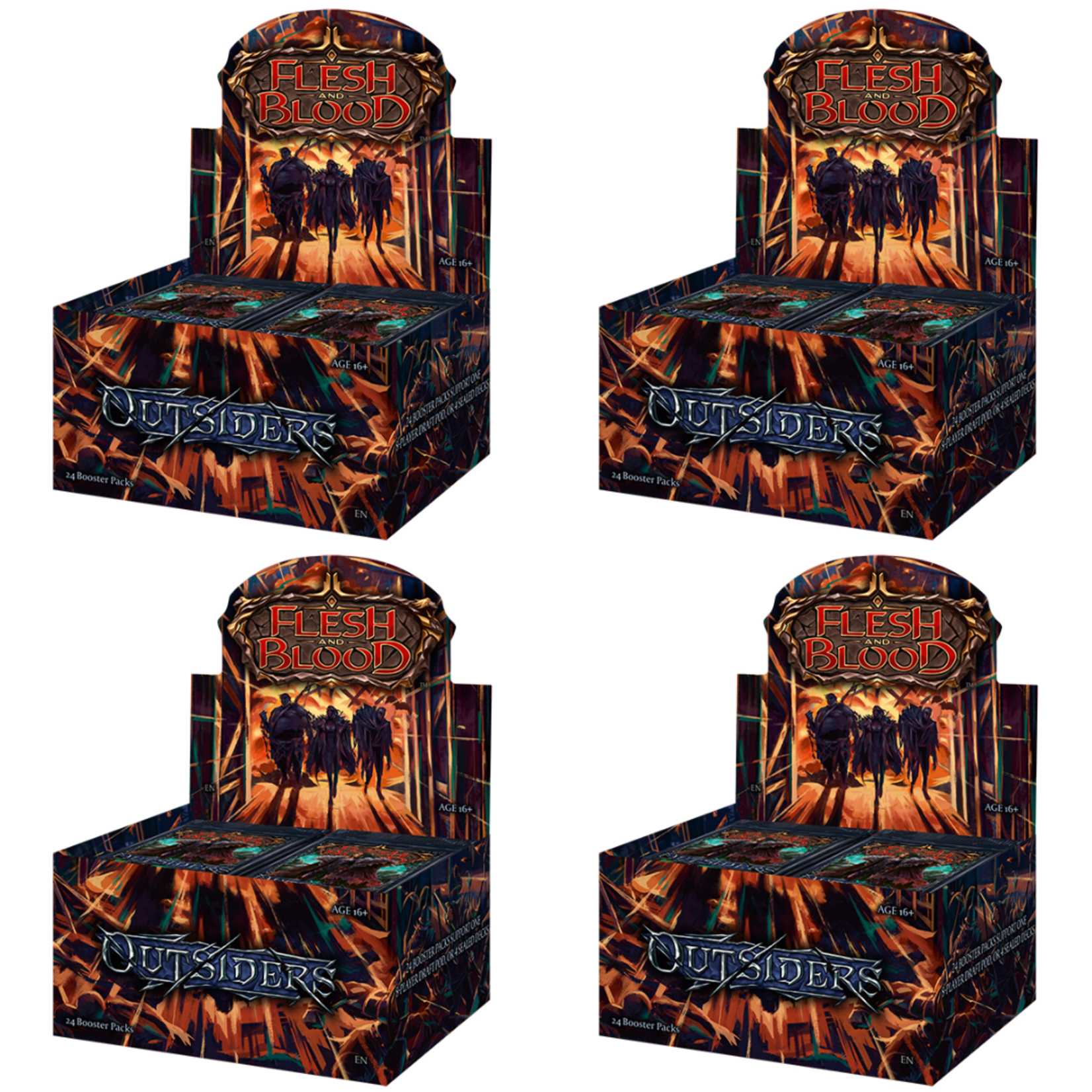 Flesh and Blood TCG: Outsiders Booster Display Case (4 Boxes) PRE-ORDER