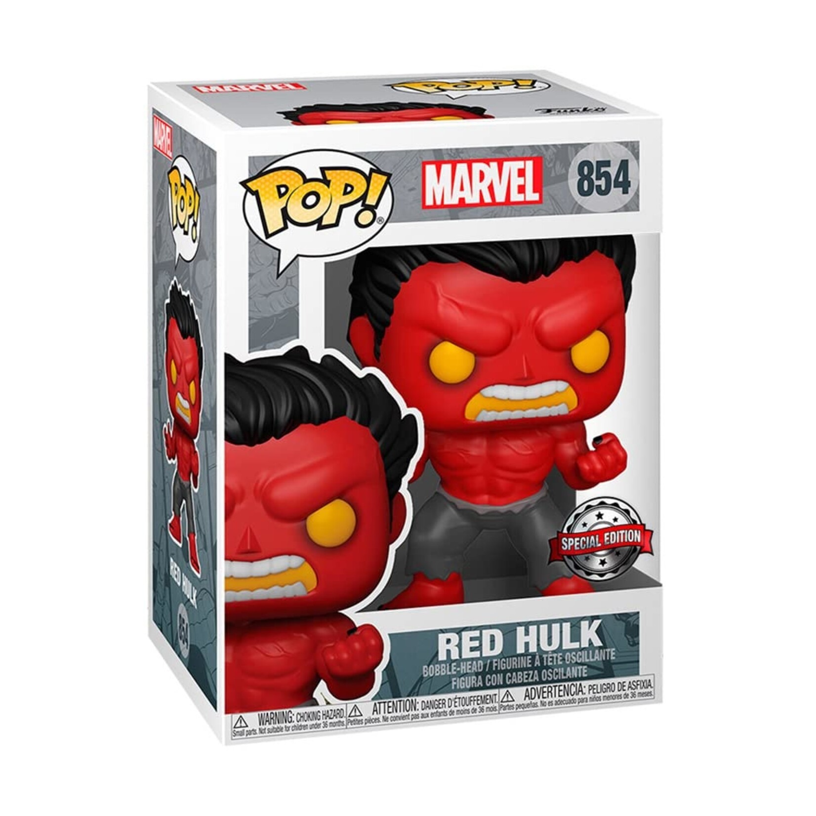 Funko Funko POP! Marvel: Red Hulk - Hot Topic Exclusive - Chase
