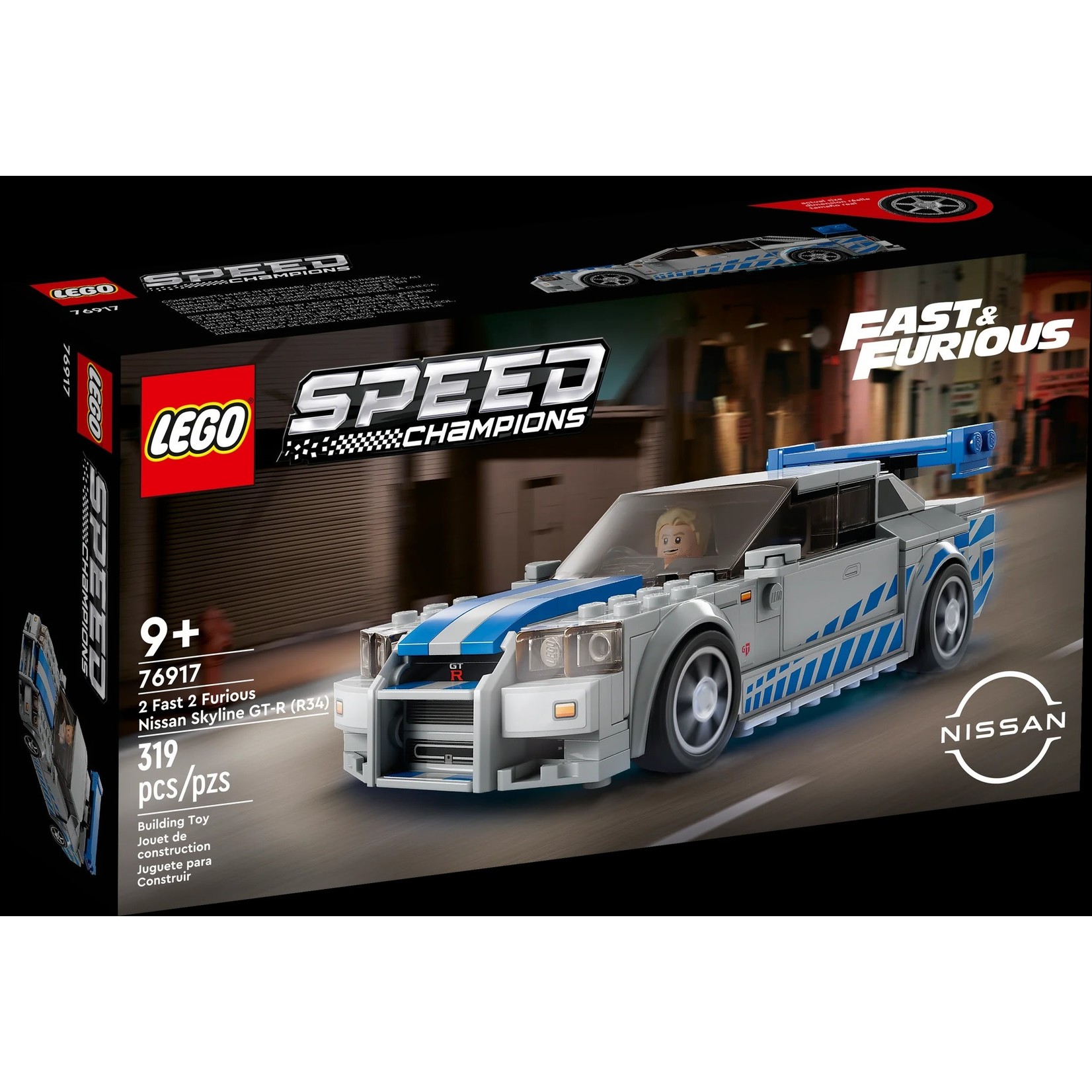 LEGO LEGO Speed Champions 2 Fast 2 Furious Nissan Skyline GT-R (R34) 76917