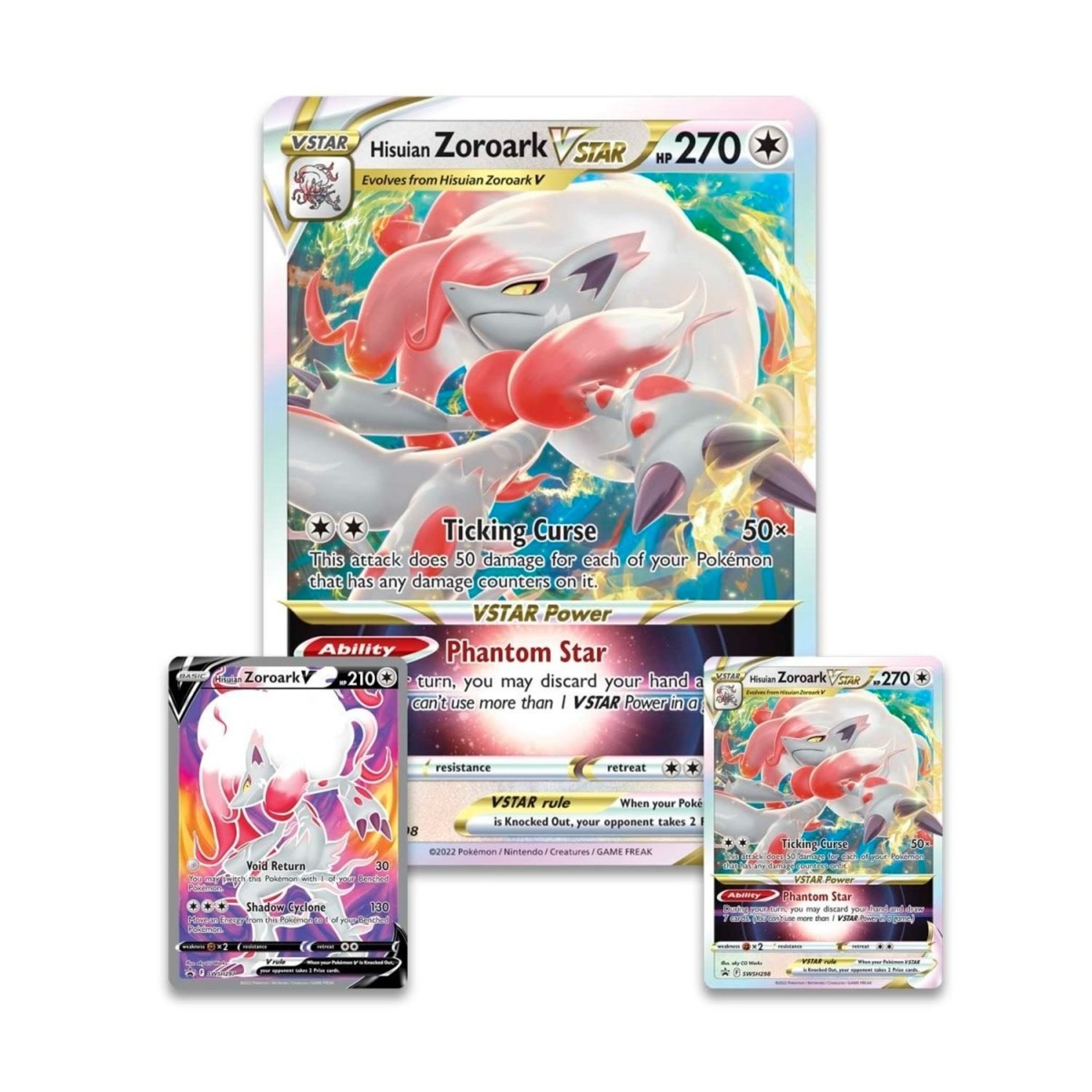  POKÉMON TCG: HISUIAN ZOROARK VSTAR Premium Collection : Toys &  Games