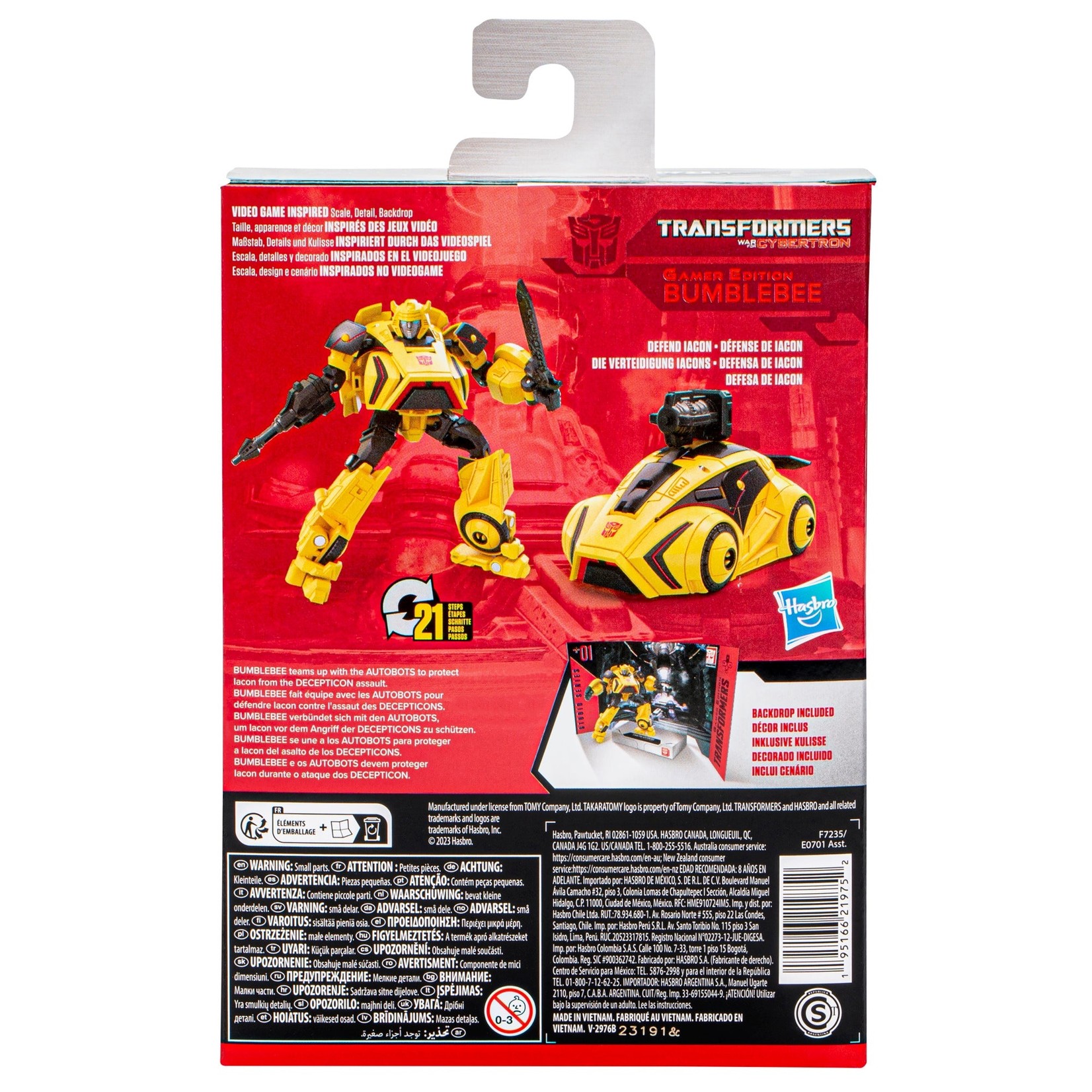 Hasbro Transformers Studio Series Deluxe 01 Gamer Edition Bumblebee (PRE-ORDER)