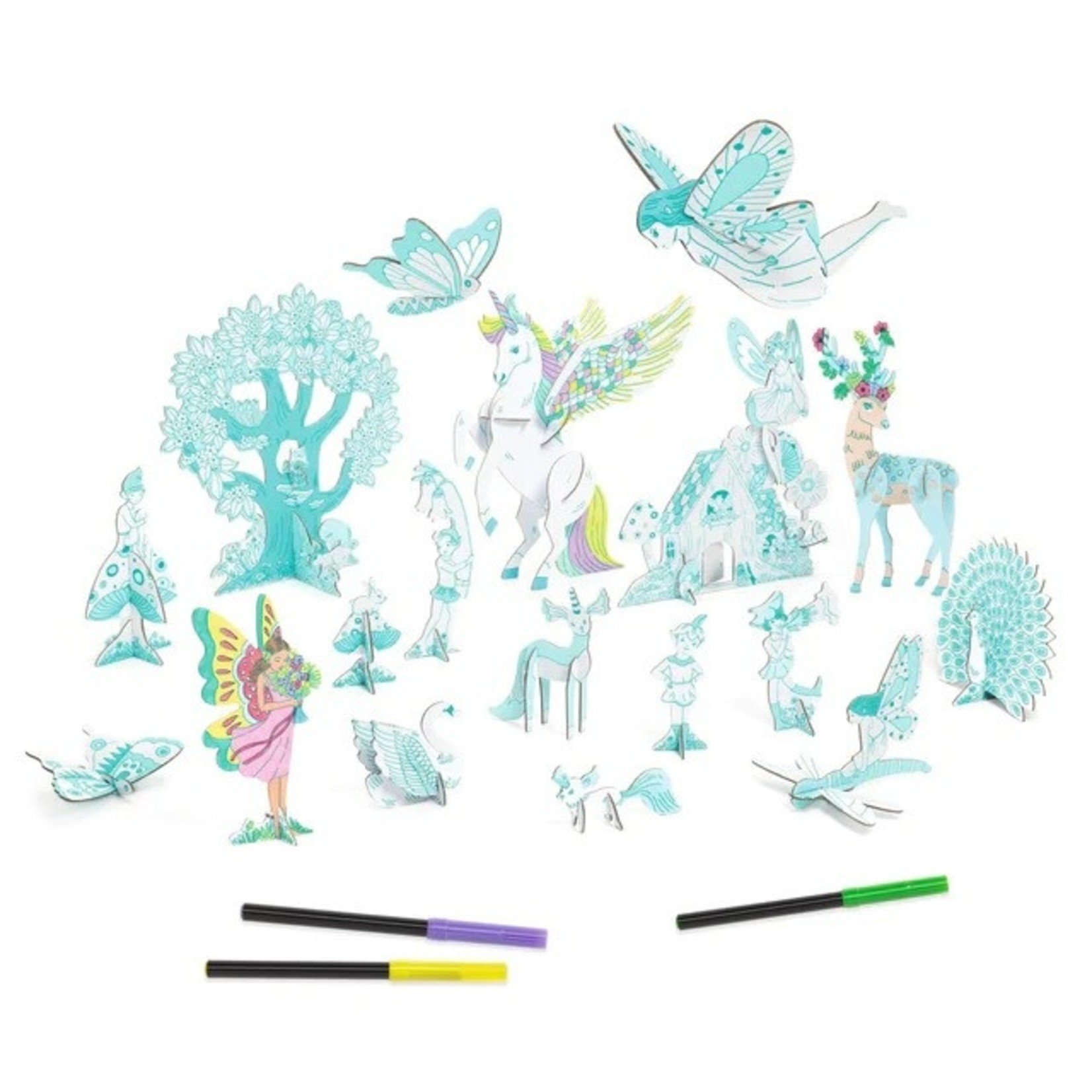DIY Fairy World Color Assemble Play Kit