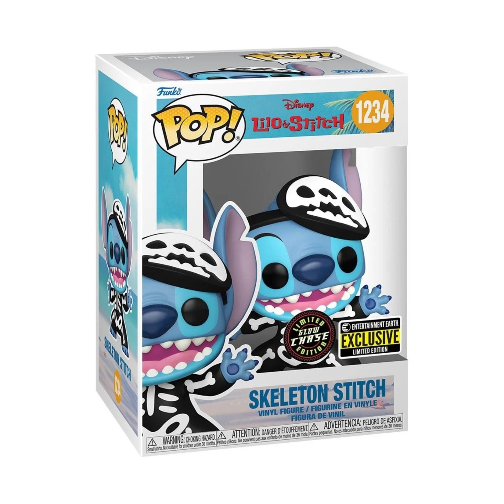 Funko Lilo & Stitch Skeleton Stitch Pop! Vinyl Figure - Entertainment Earth Exclusive