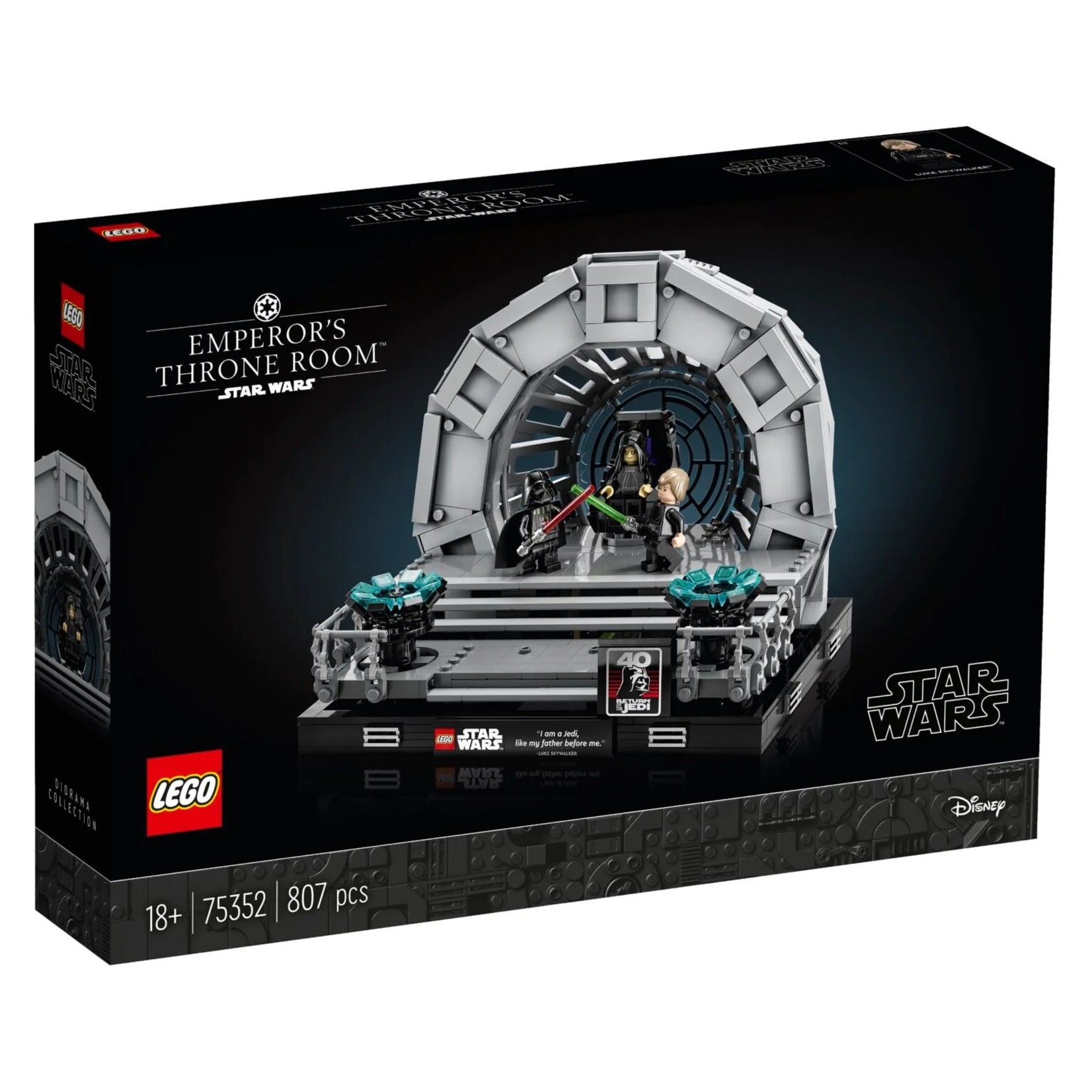 LEGO LEGO Star Wars: Emperor's Throne Room™ Diorama 75352