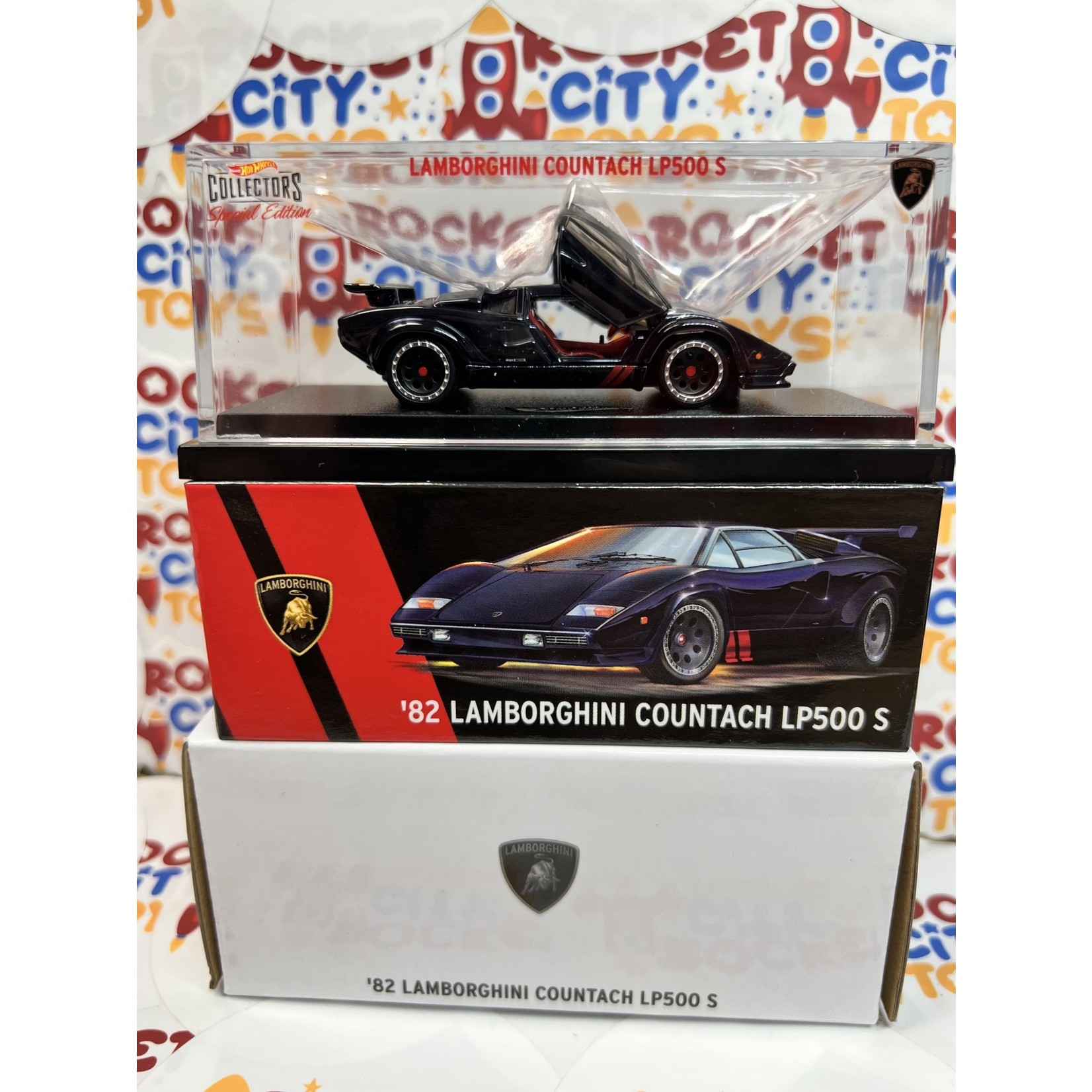 Hot Wheels Collectors - '82 Lamborghini Countach LP500 S - Rocket City Toys