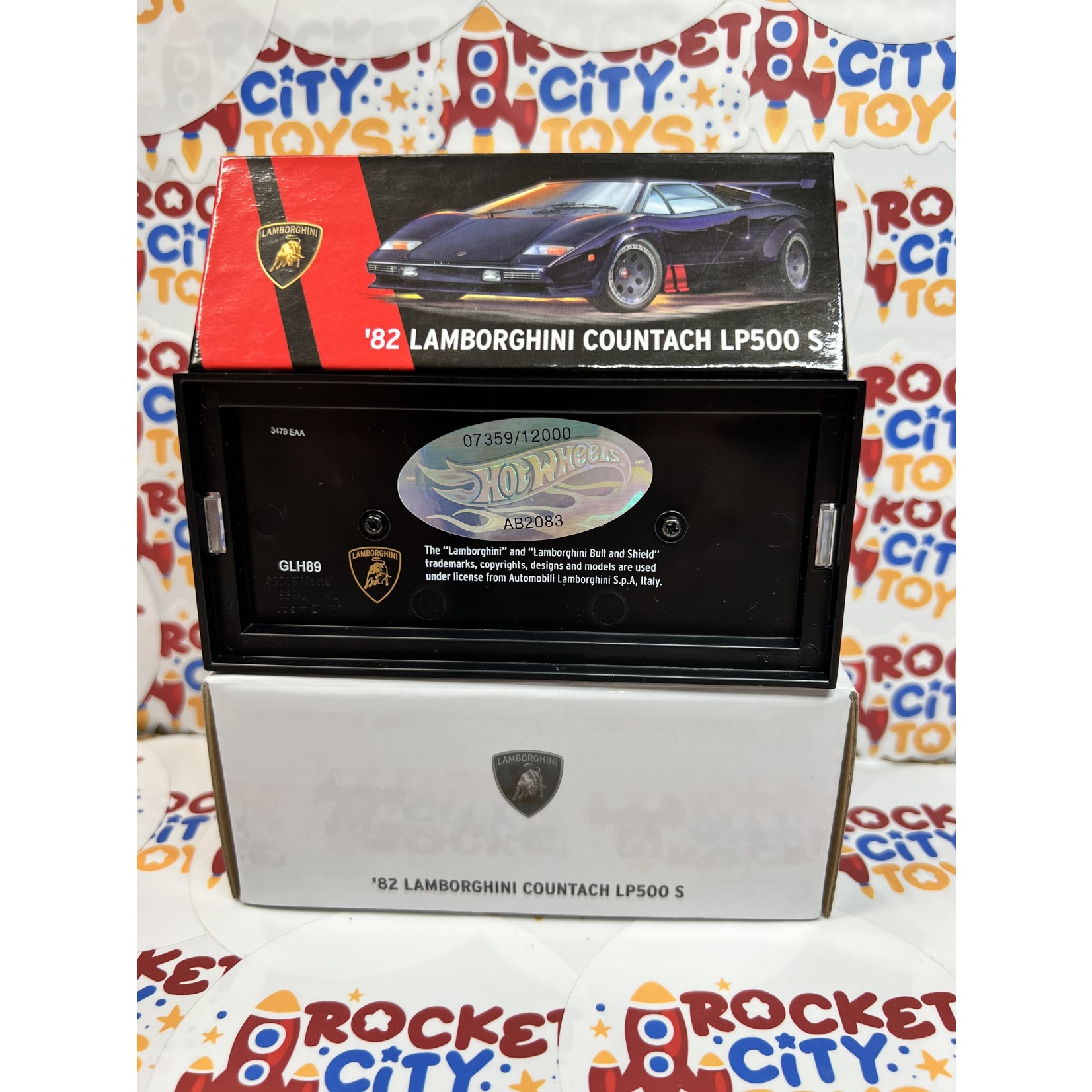 Hot Wheels Collectors - '82 Lamborghini Countach LP500 S - Rocket City Toys