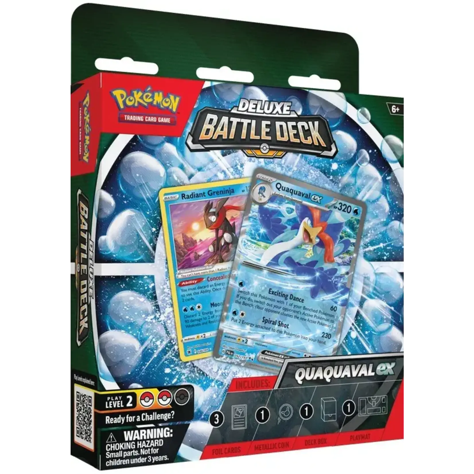 Pokemon Pokemon TCG: Quaquaval ex Deluxe Battle Deck