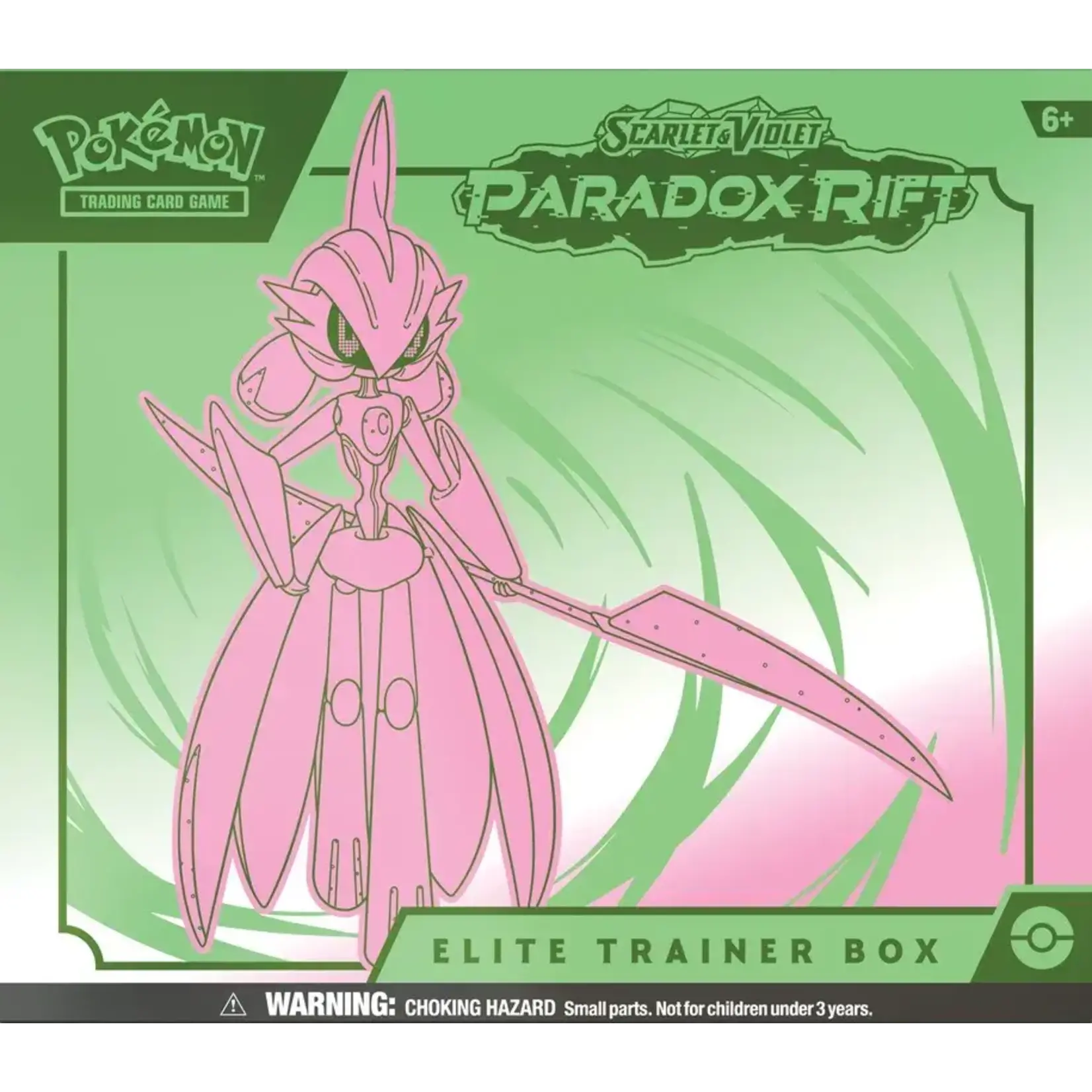 Pokémon Pokémon TCG: Scarlet & Violet 04 Paradox Rift - Elite Trainer Box Iron Valiant (PRE-ORDER)