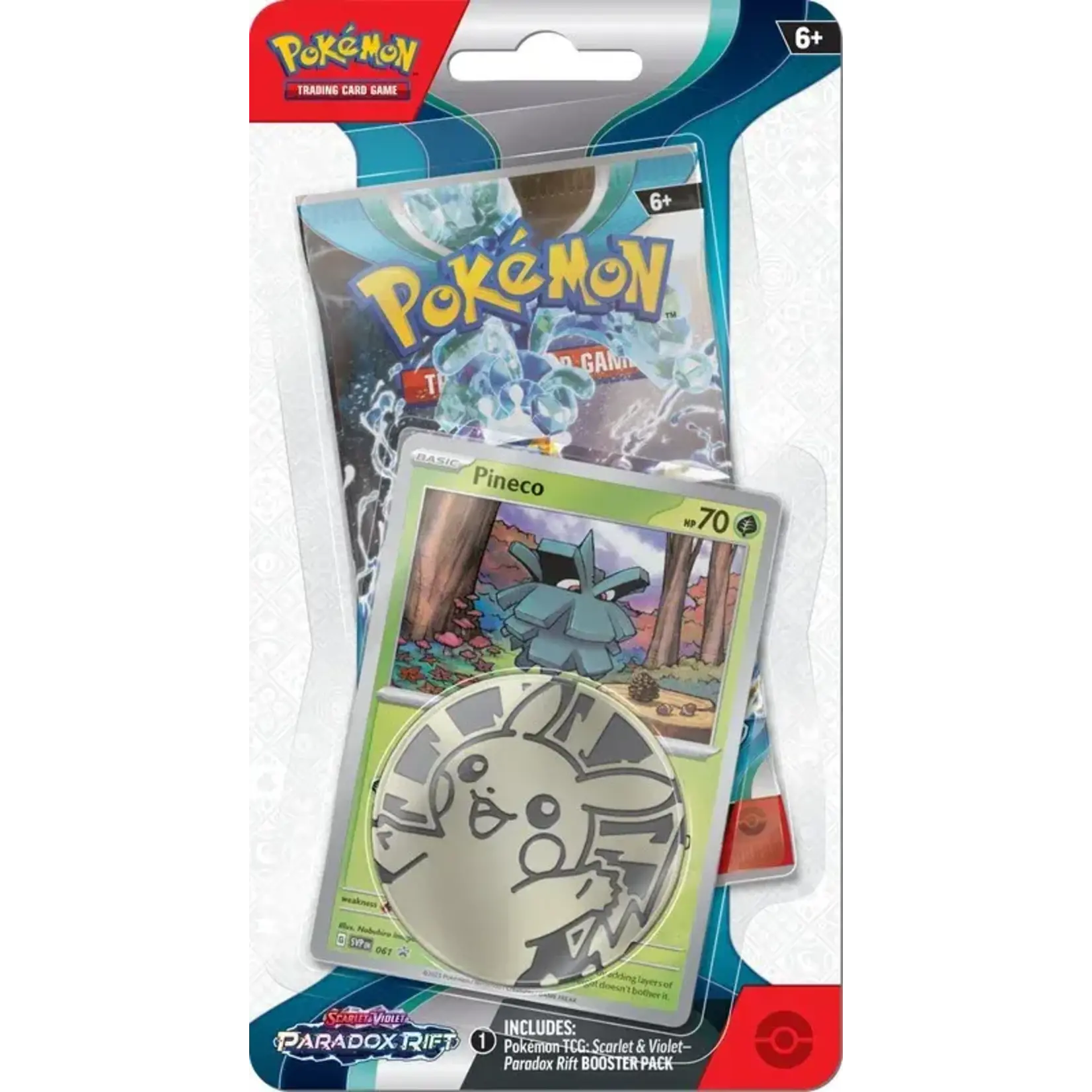 Pokemon Pokemon TCG: Scarlet & Violet 04 Paradox Rift - Checklane Blister Pack Pineco