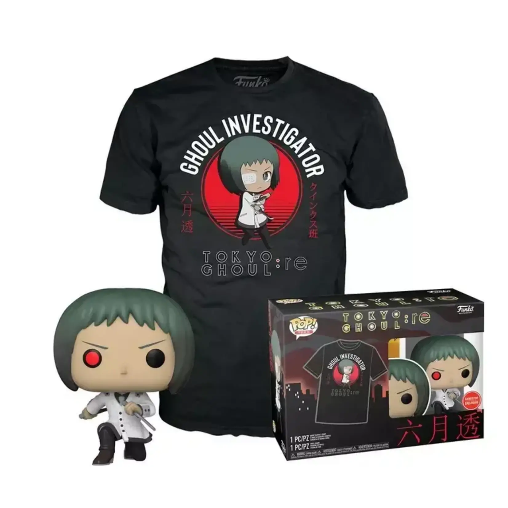 Funko Funko POP! & Tee: Tokyo Ghoul - Toru Mutsuki - M