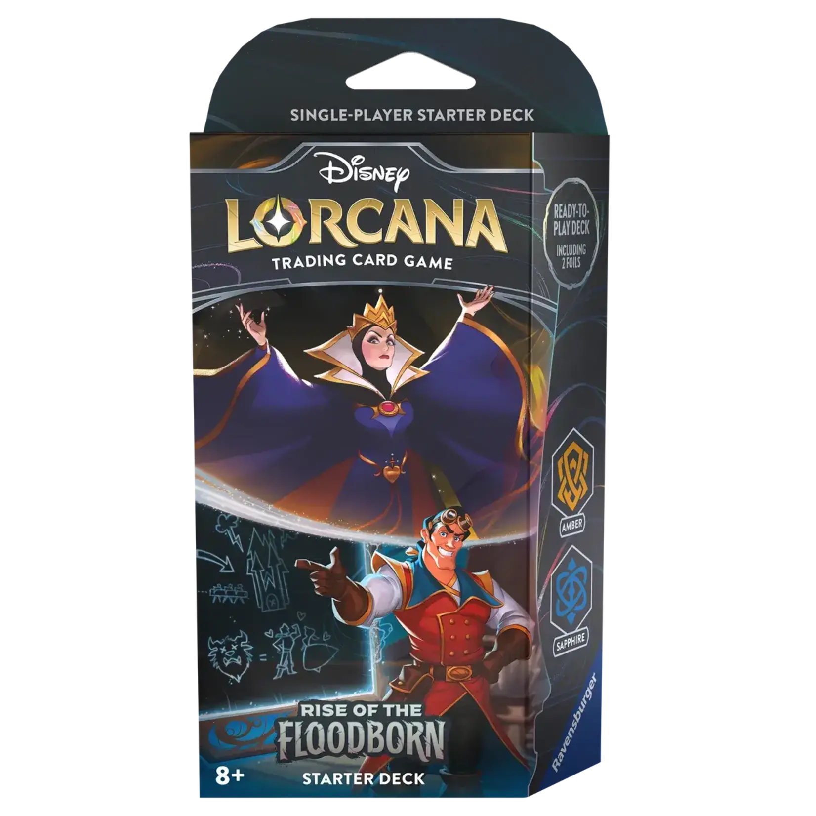 Disney Lorcana TCG Disney Lorcana: Rise of the Floodborn - Starter Deck - Amber & Sapphire