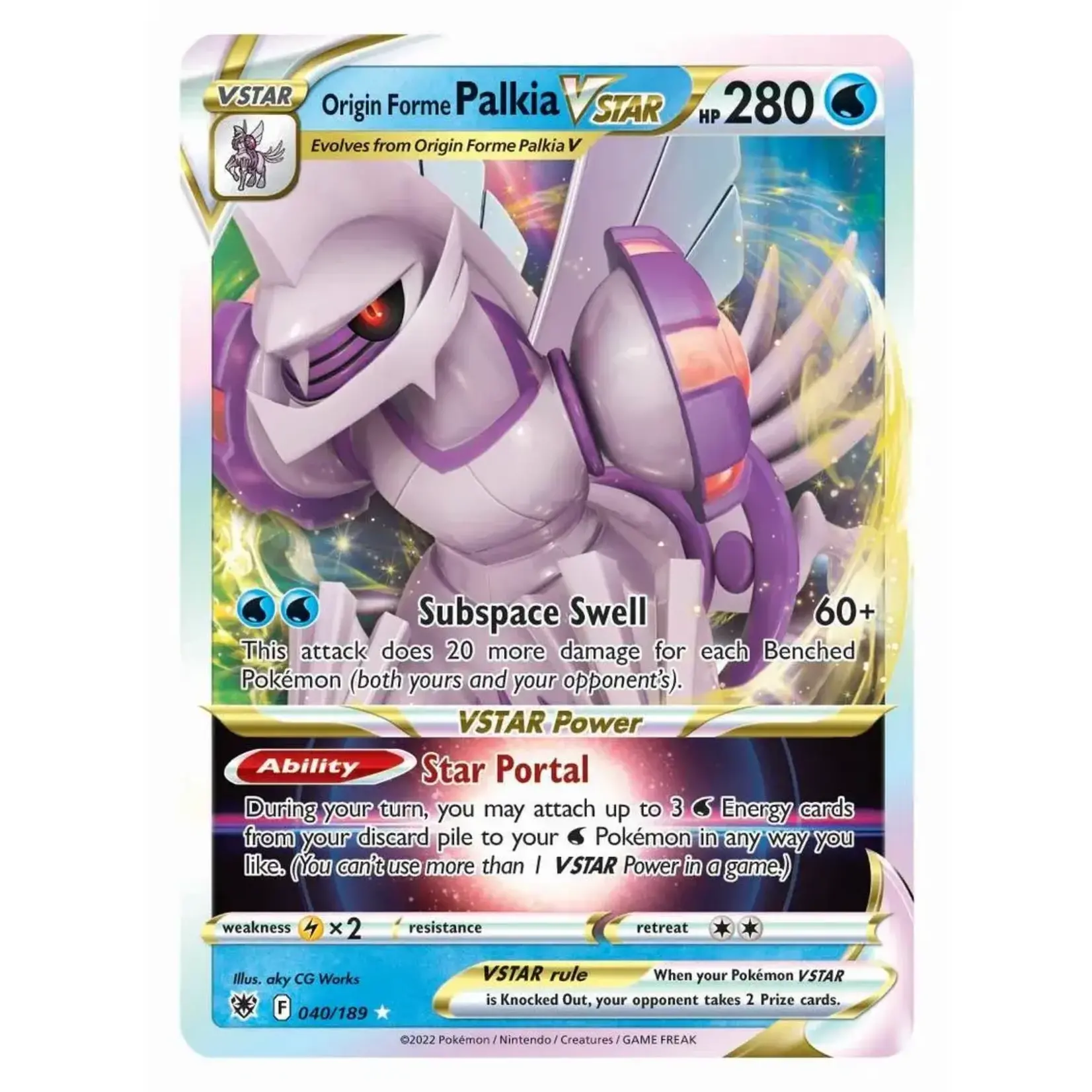 Pokemon Pokemon TCG: Origin Forme Palkia V Star League Battle Deck