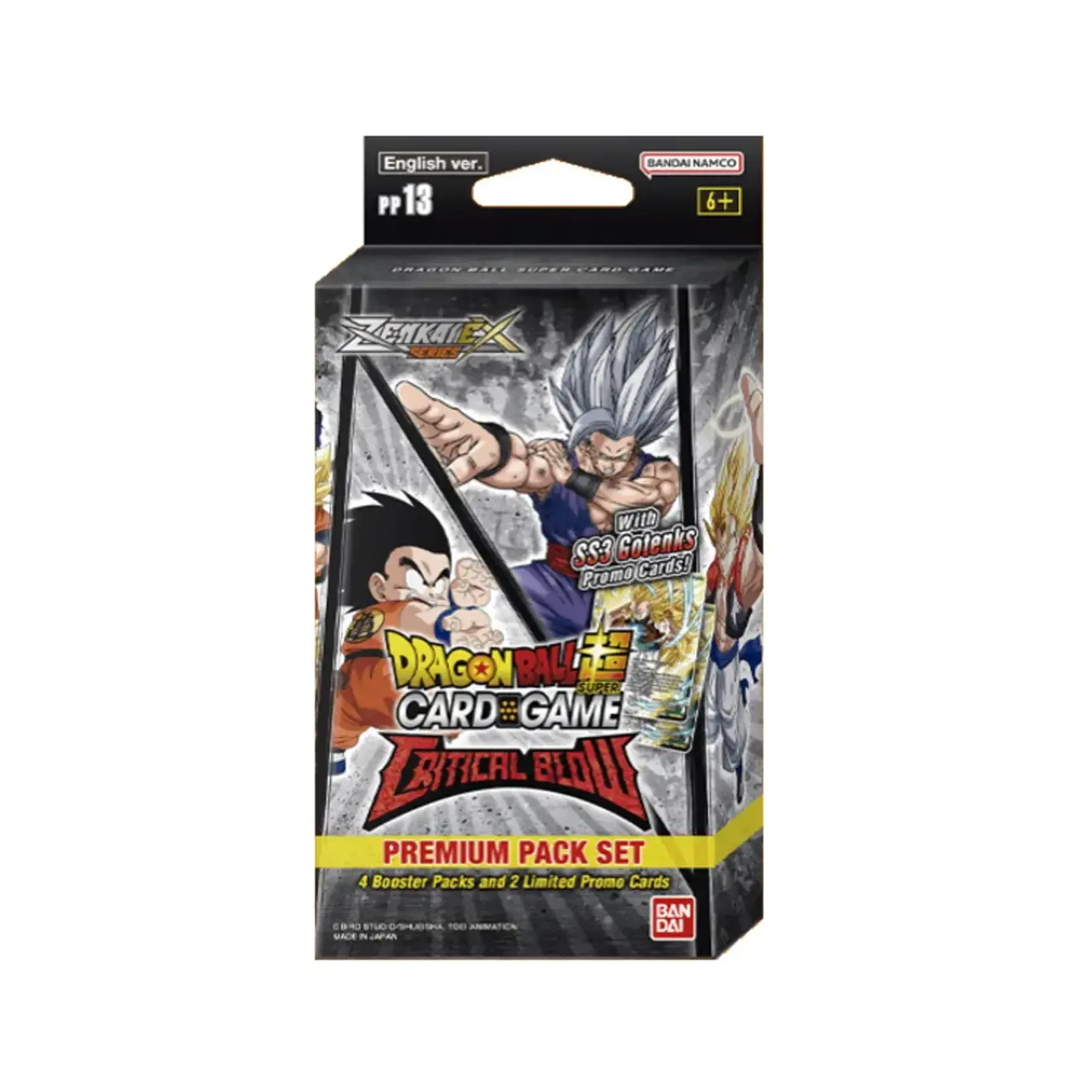 Dragon Ball Super TCG Dragon Ball Super TCG: Critical Blow - Zenkai Series 05 - Premium Pack Set PP13