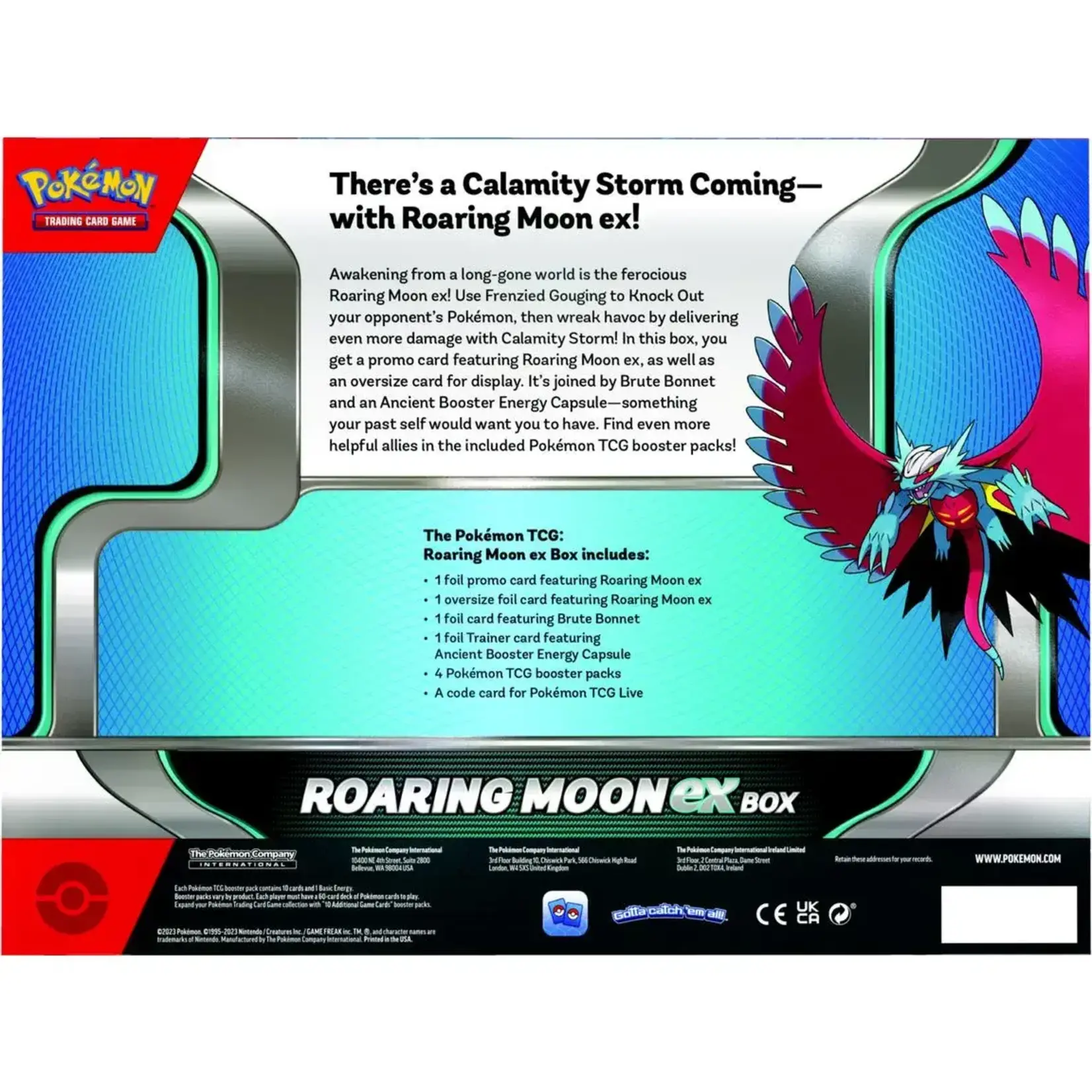 Pokémon Pokemon TCG: Roaring Moon ex Deluxe Battle Box