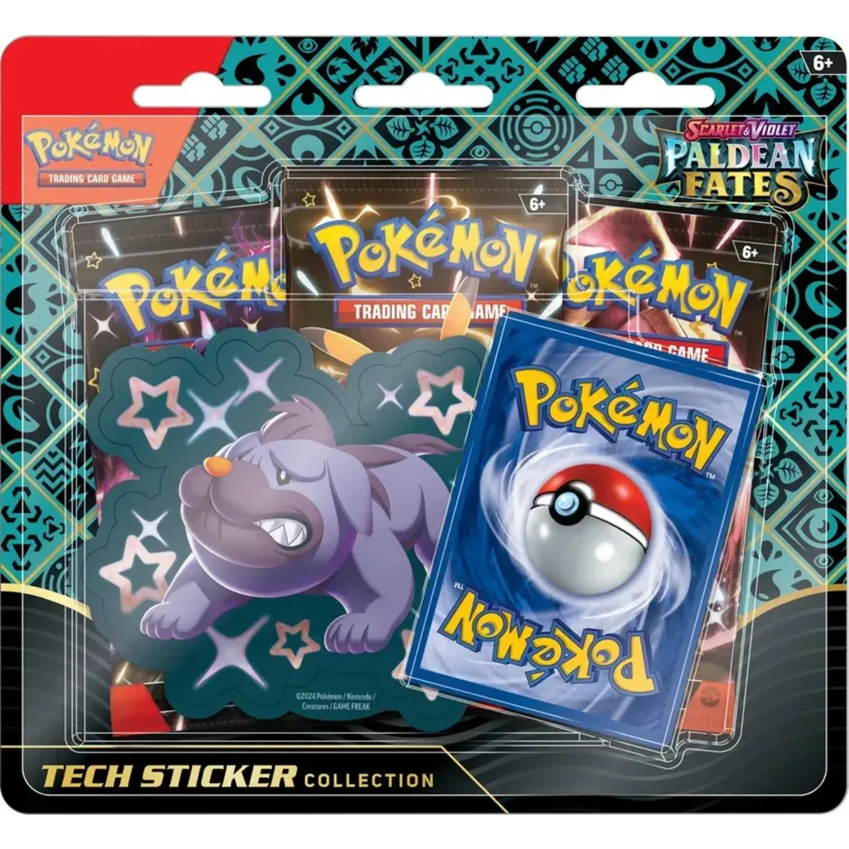 Pokemon Pokemon TCG: Scarlet & Violet Paldean Fates Tech Sticker Collection