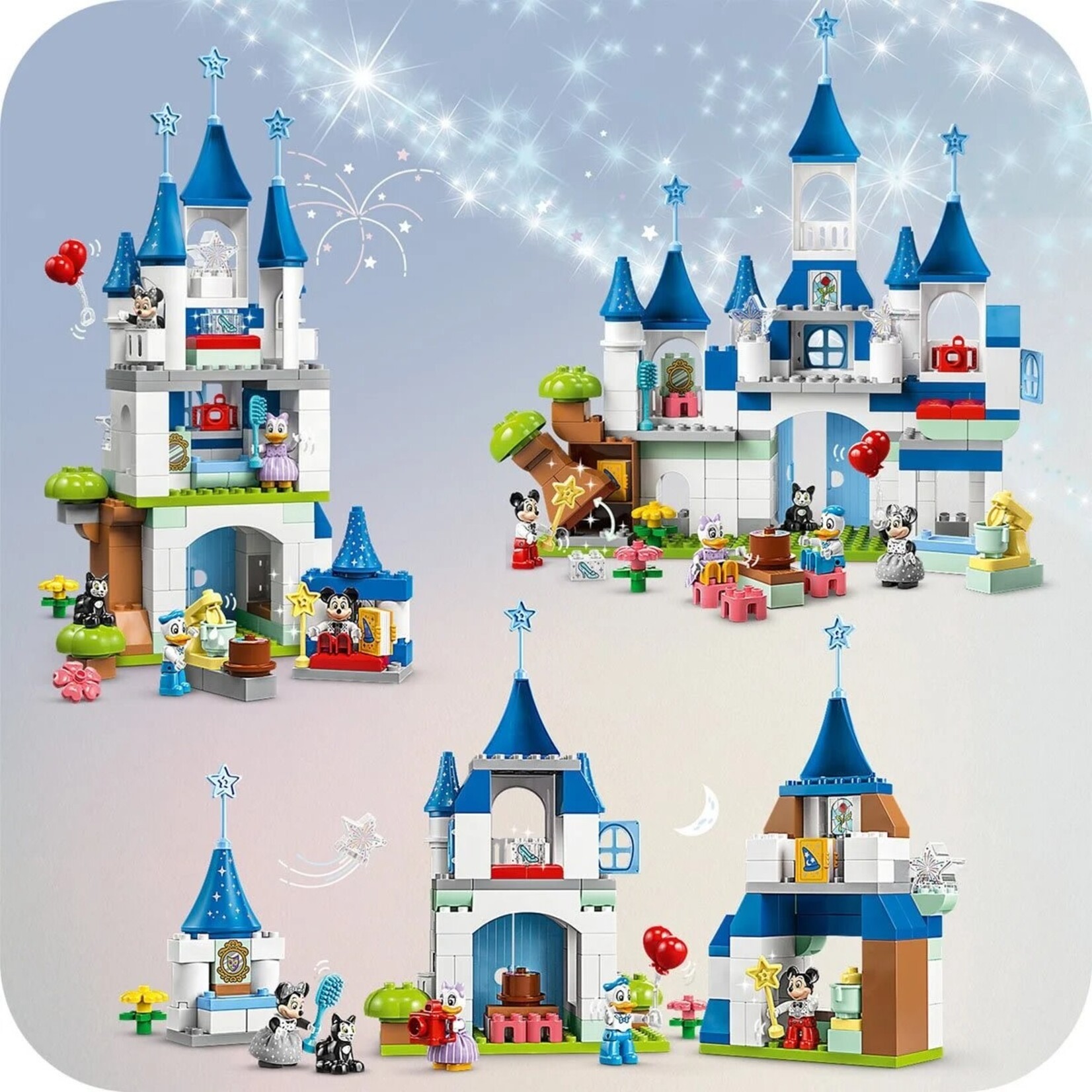 LEGO LEGO DUPLO Disney 100 3-in-1 Magical Castle 10998