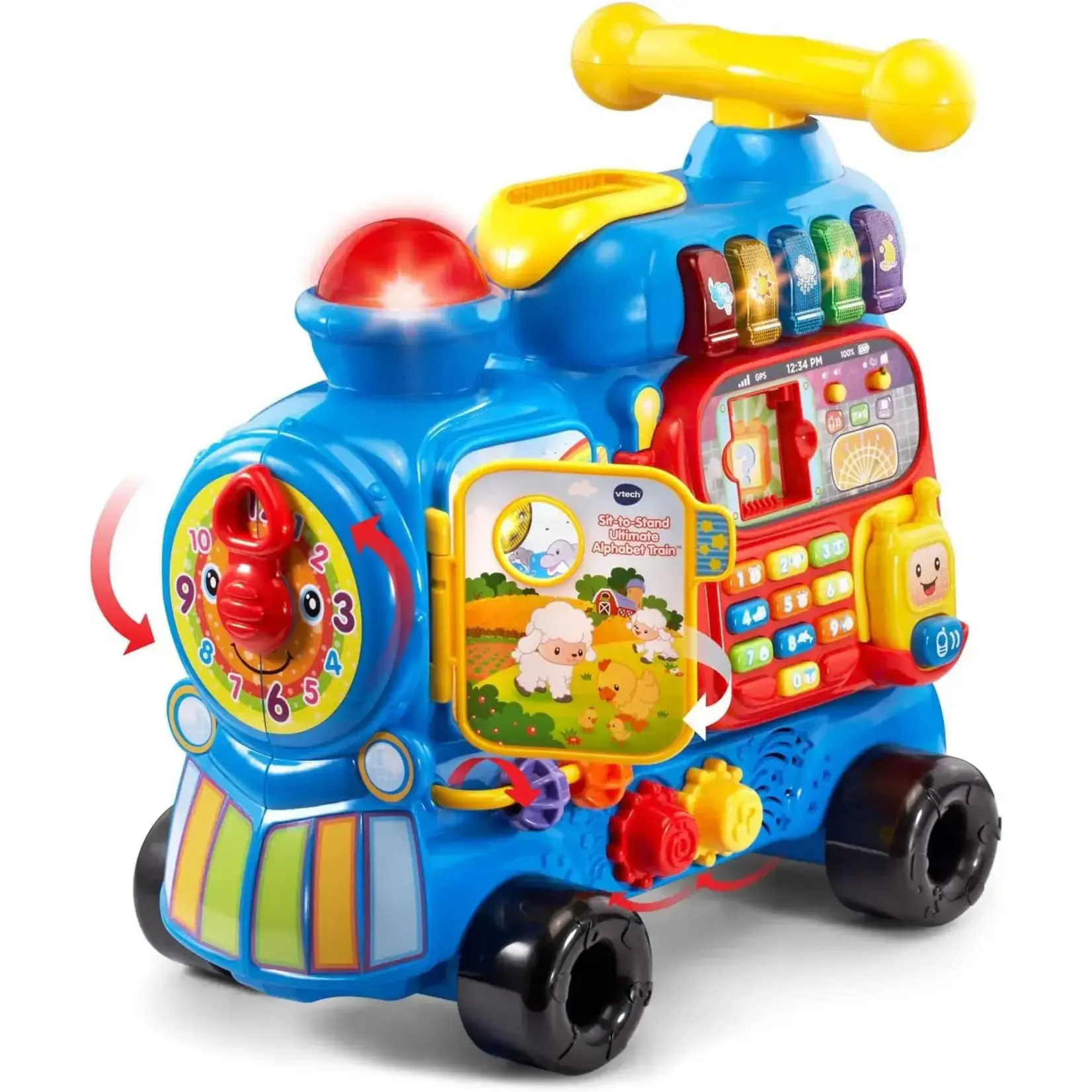 VTech Sit To Stand Musical Train, Good Working Order for Sale in