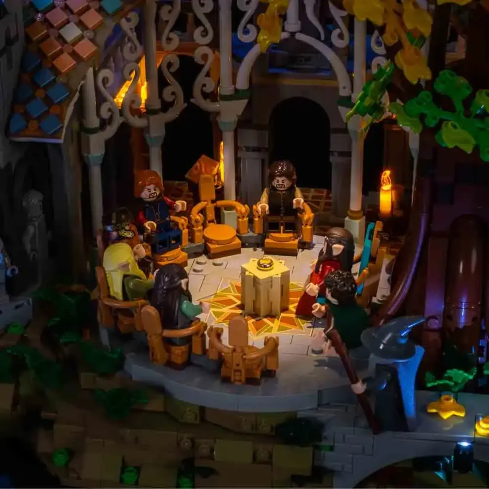 Light My Bricks LEGO The Lord of the Rings Rivendell #10316 Light Kit