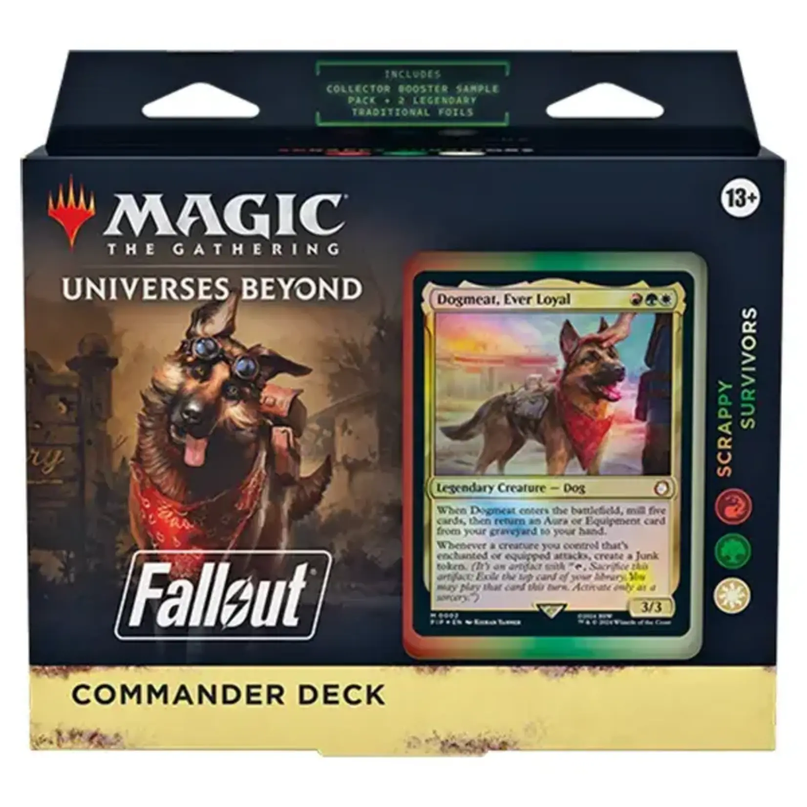 Magic: The Gathering - Fallout Commander Deck Display (4 Decks)