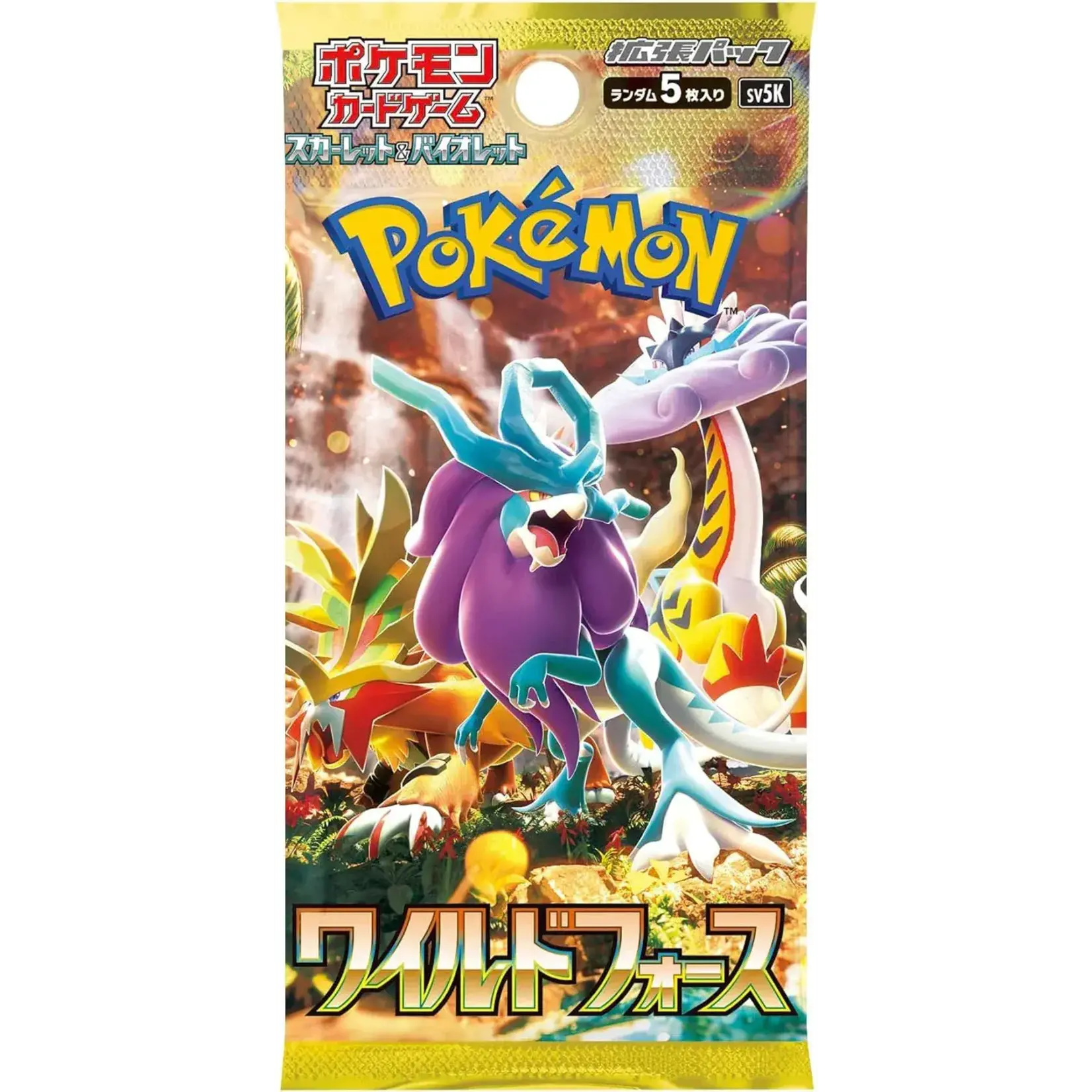 Pokemon Pokemon TCG: Japanese Wild Force sv5K Booster Pack