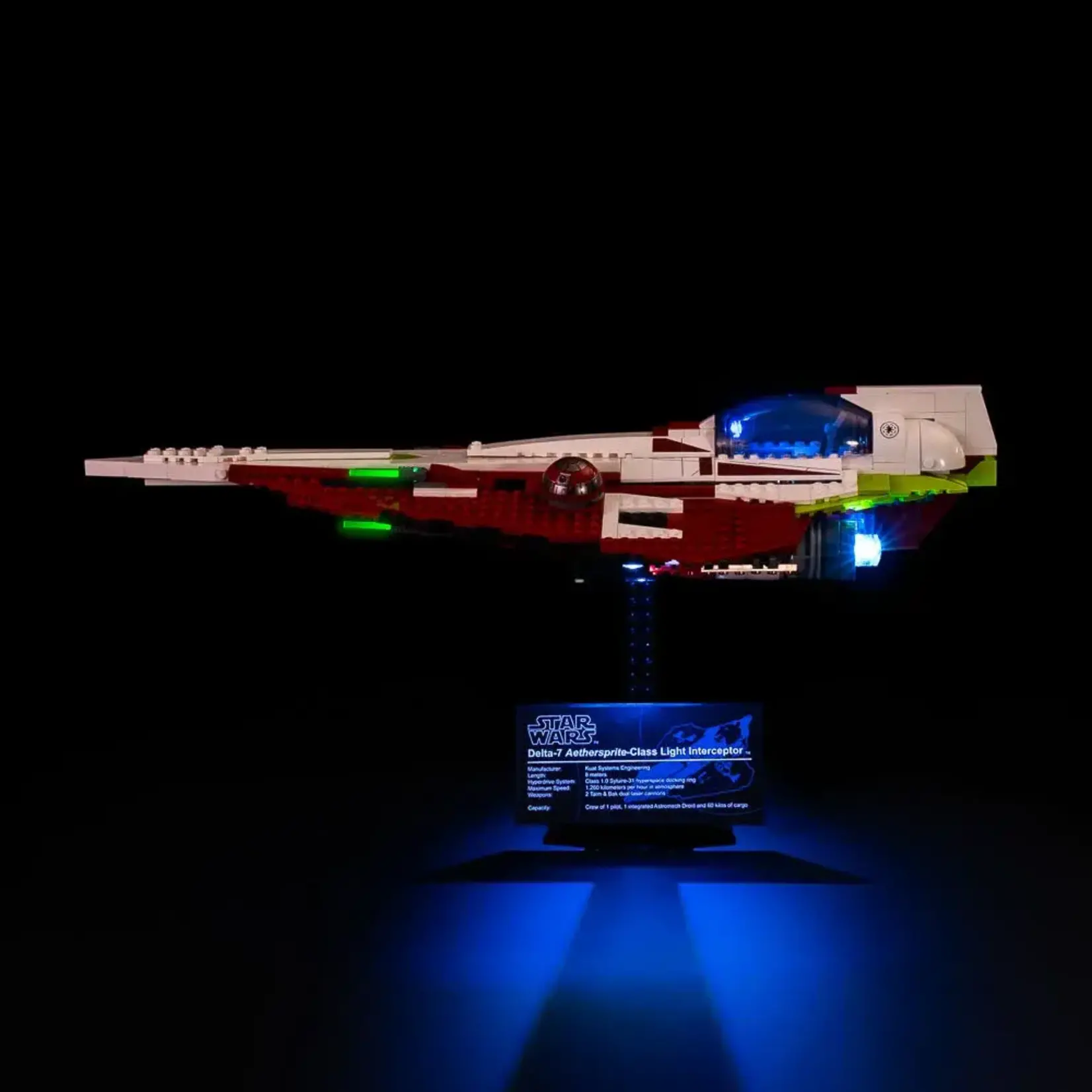 Light My Bricks LEGO UCS Obi-Wan's Jedi Starfighter Light Kit #10215