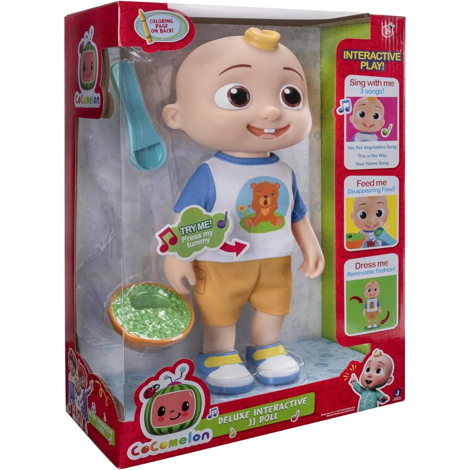 CoComelon Official Deluxe Interactive JJ Doll