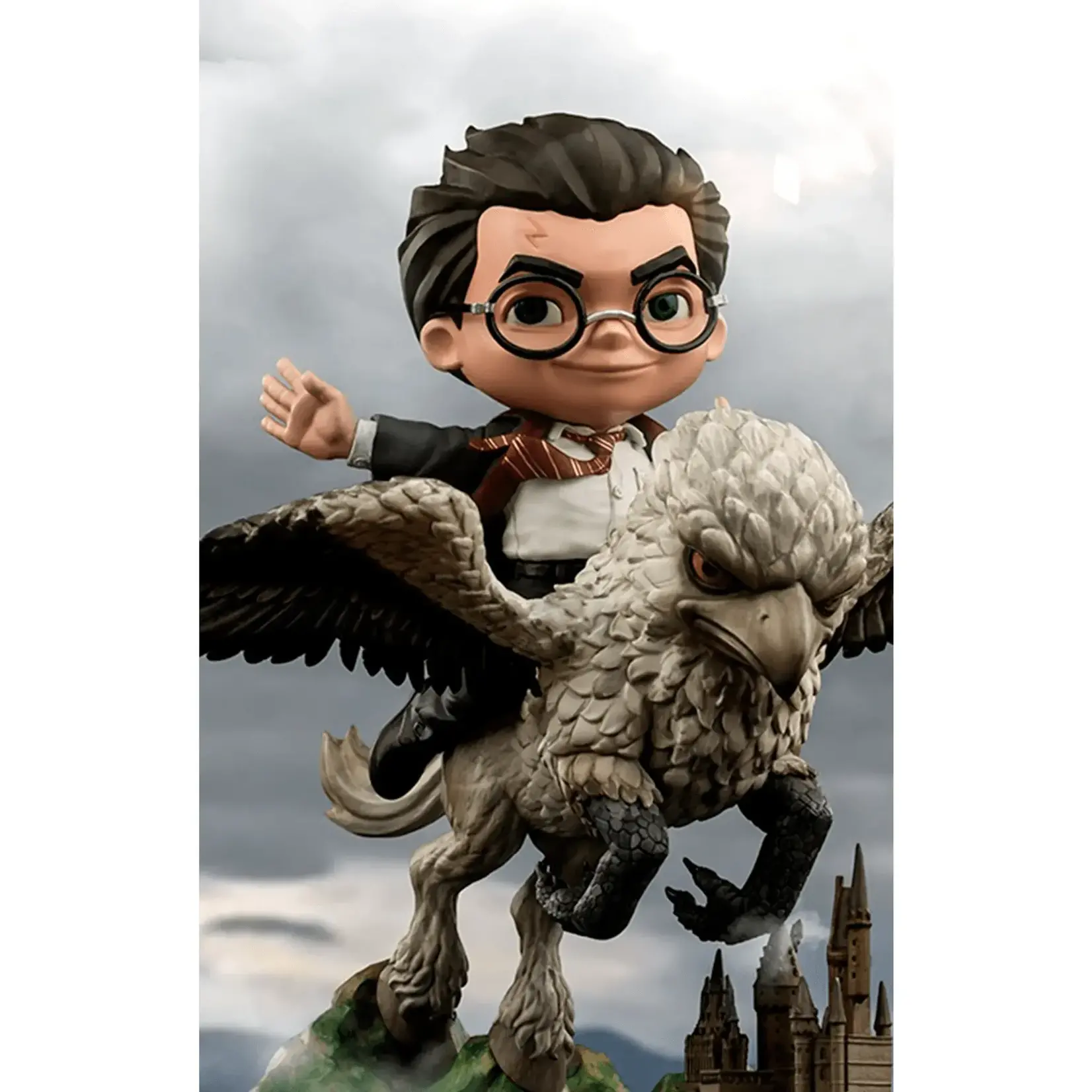 Statue Harry Potter and Buckbeak - Harry Potter - MiniCo Illusion - Iron Studios