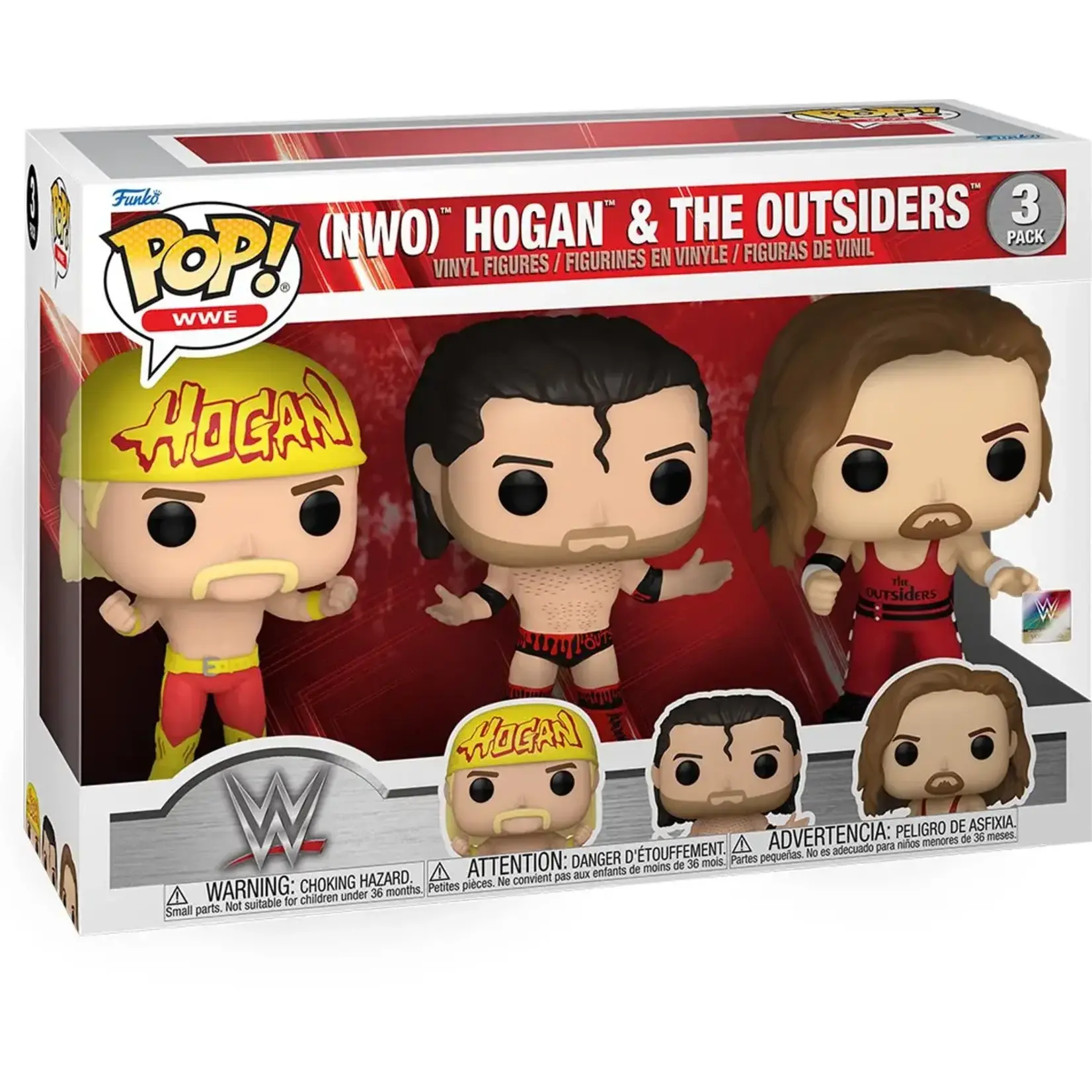 Funko Funko POP! WWE (NWO) Hogan & The Outsiders 3-Pack