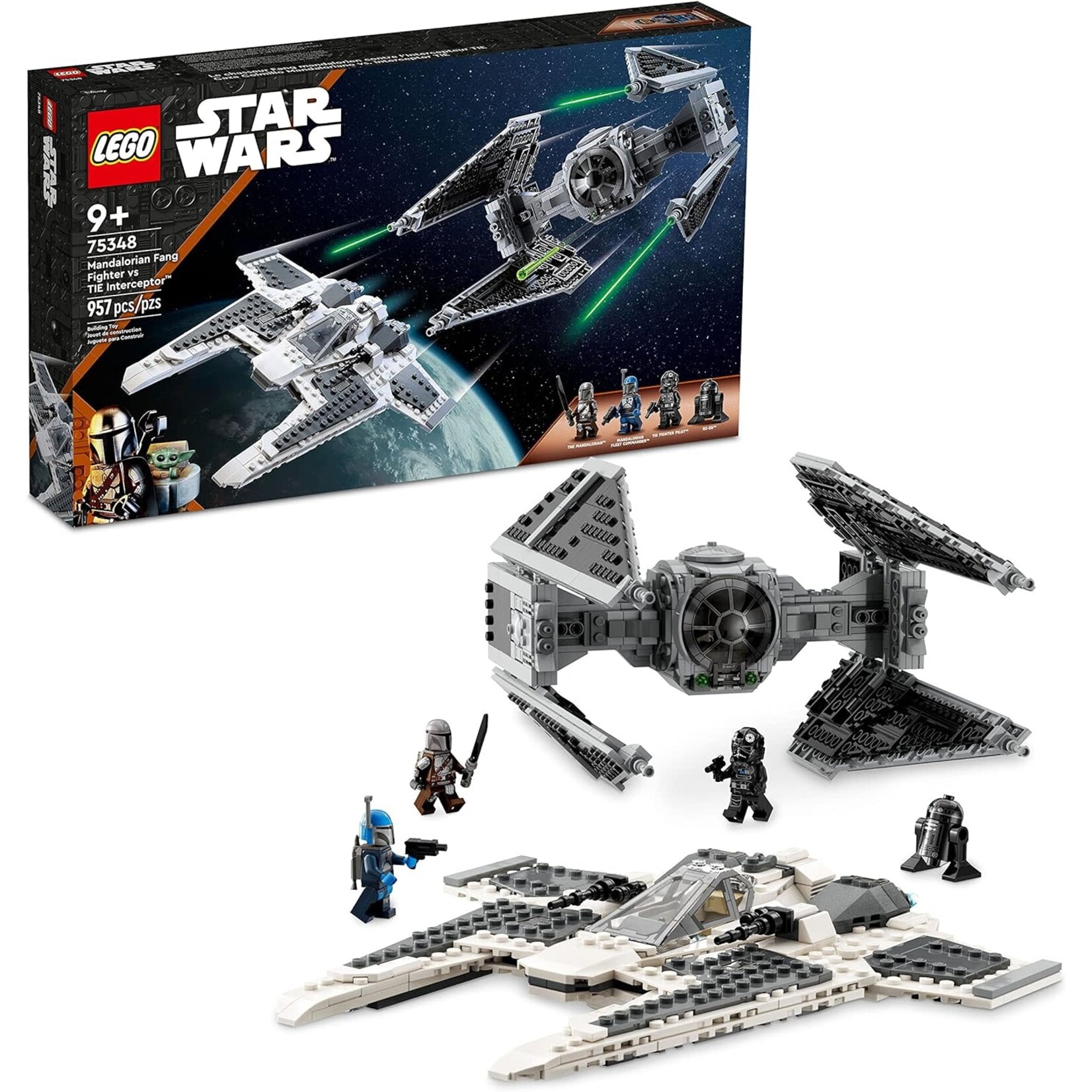 LEGO LEGO Star Wars: Mandalorian Fang Fighter vs TIE Interceptor 75348