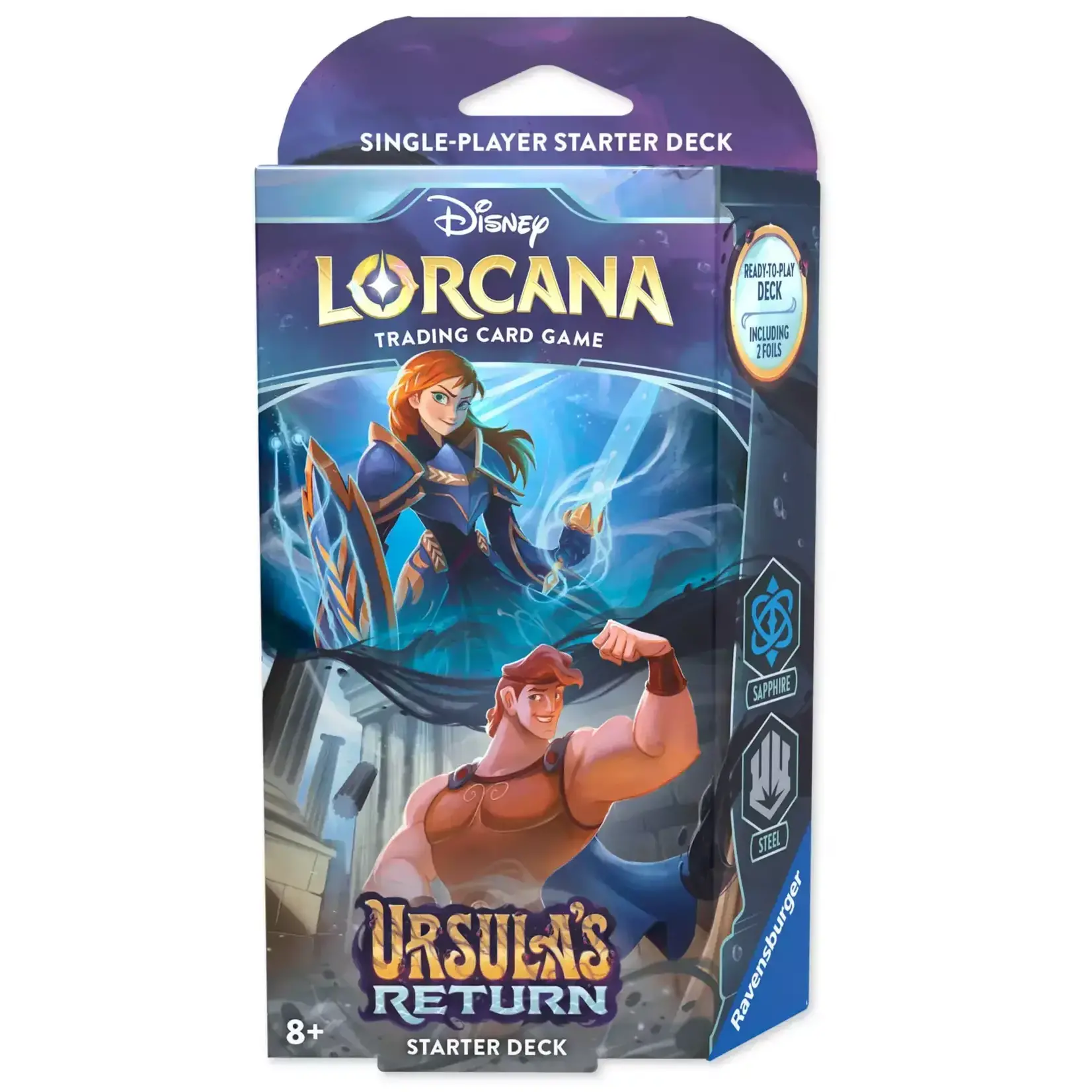 Disney Lorcana TCG Disney Lorcana TCG: Ursula's Return Starter Deck - Sapphire & Steel