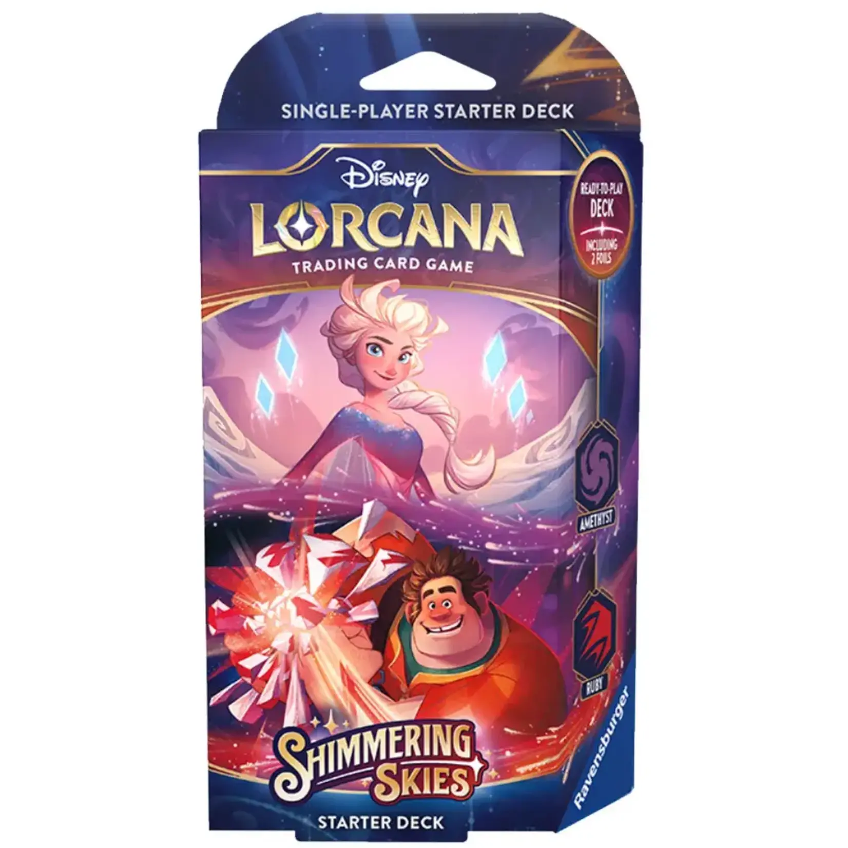 Disney Lorcana TCG Disney Lorcana: Shimmering Skies Starter Deck - Amethyst & Ruby