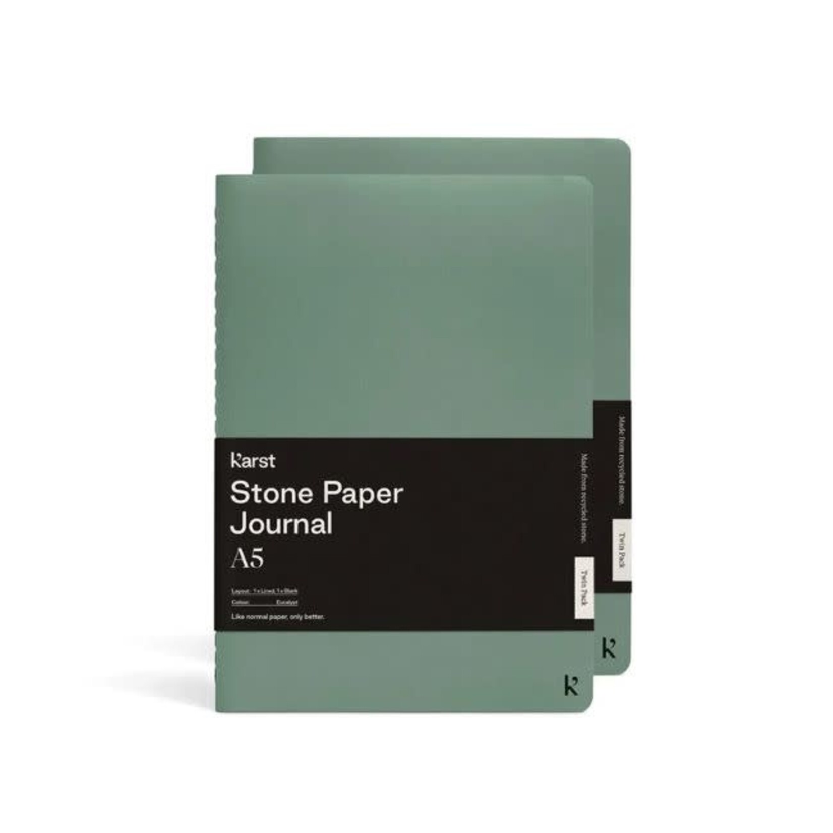 Karst A5 Softcover Daily Journal, Twin Pack
