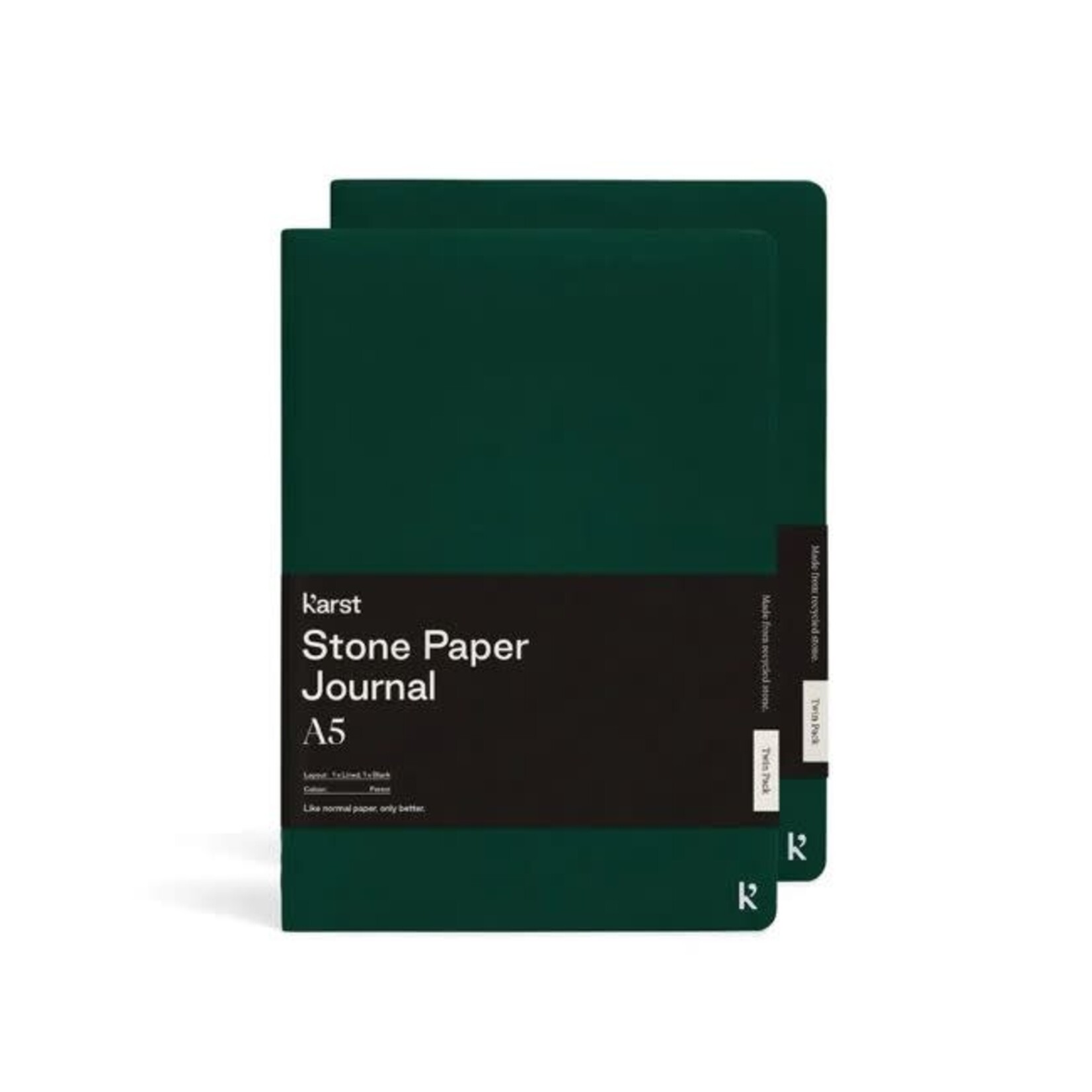 Karst A5 Softcover Daily Journal, Twin Pack