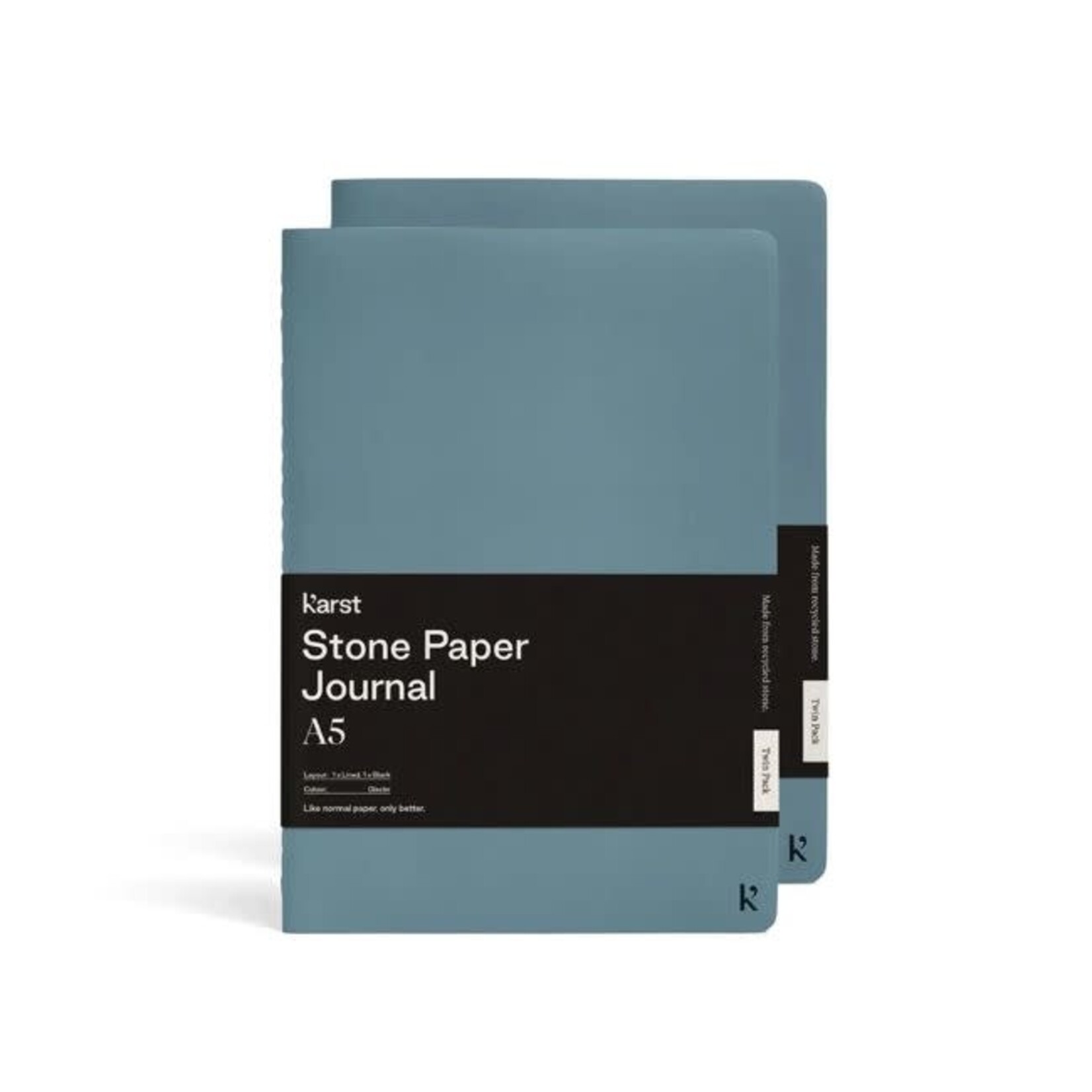 Karst A5 Softcover Daily Journal, Twin Pack